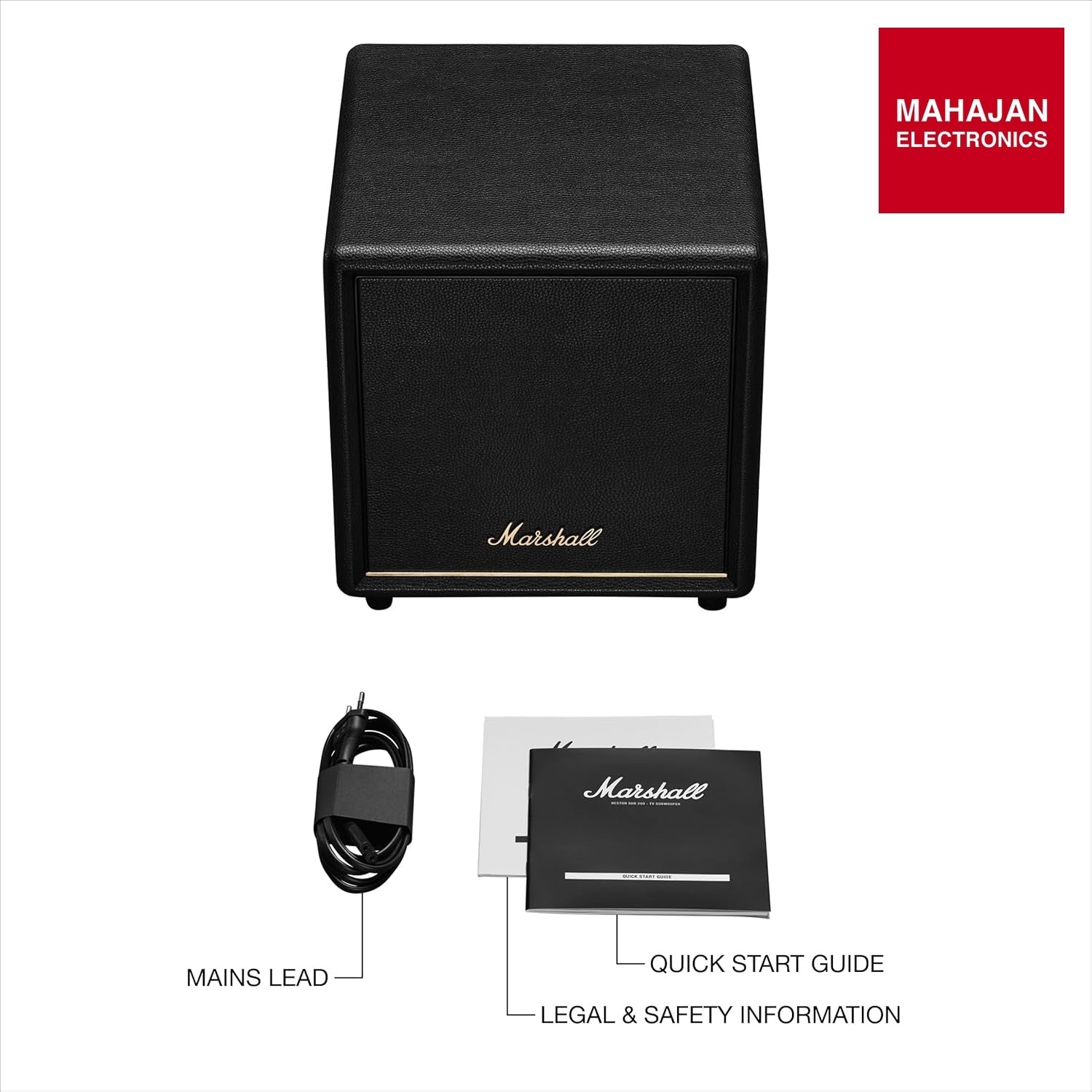 Marshall Heston SUB 200 Wireless subwoofer with Bluetooth LE-Audio – Mahajan Electronics Online.