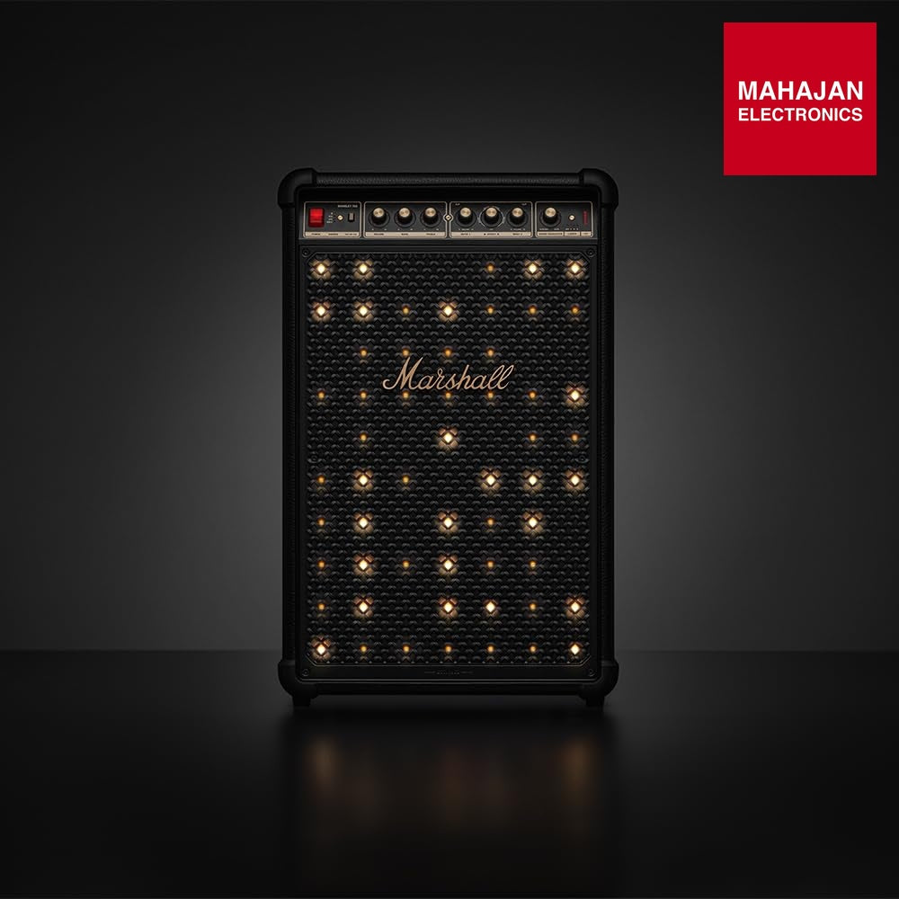 Marshall Bromley 750 Portable Wireless Party Speaker - Loud Stereo Sound with Bass and Treble Controls – Mahajan Electronics Online.