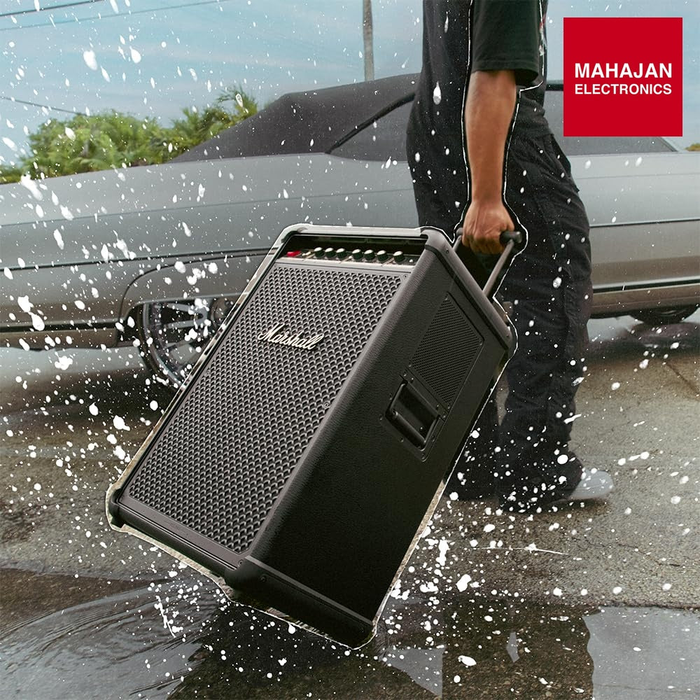 Marshall Bromley 750 Portable Wireless Party Speaker - Loud Stereo Sound with Bass and Treble Controls – Mahajan Electronics Online.