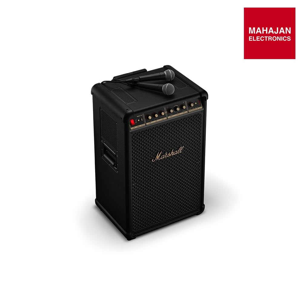 Marshall Bromley 750 Portable Wireless Party Speaker - Loud Stereo Sound with Bass and Treble Controls – Mahajan Electronics Online.