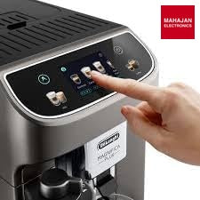 De’Longhi ECAM320.70.TB Magnifica Plus Fully Automatic Coffee Machine | OneTouch Touchscreen Espresso Maker | 18 Recipes | LatteCrema Milk System | 1.9L