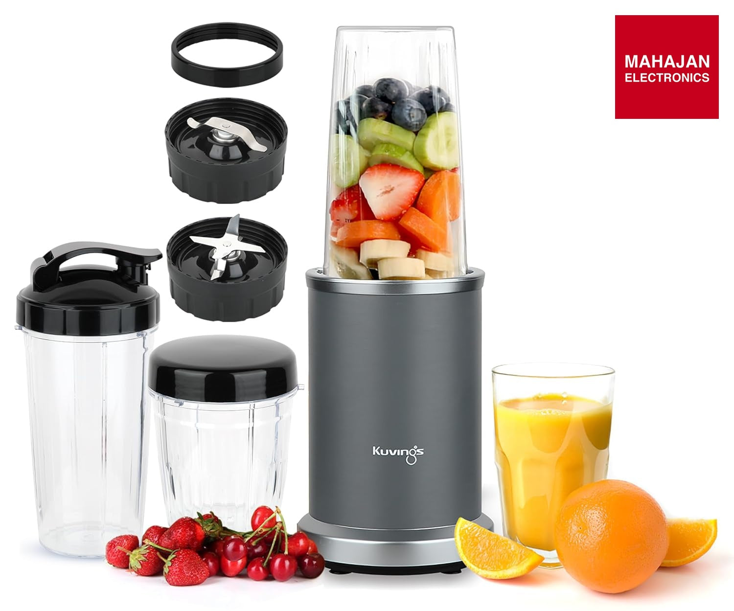 Kuvings Nutri Blender Pro Gunmetal Grey| 1000W Powerful Motor | 7-Year Warranty | Wet &amp; Dry Blades – Mahajan Electronics Online.