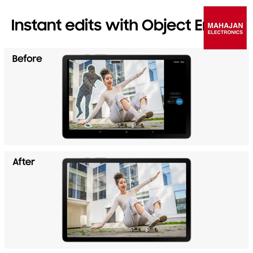 Samsung Galaxy Tab S10 Lite with AI, S Pen in-Box, 27.7 cm (10.9 Inch) Display, Object Eraser, 90Hz Refresh – Mahajan Electronics Online.
