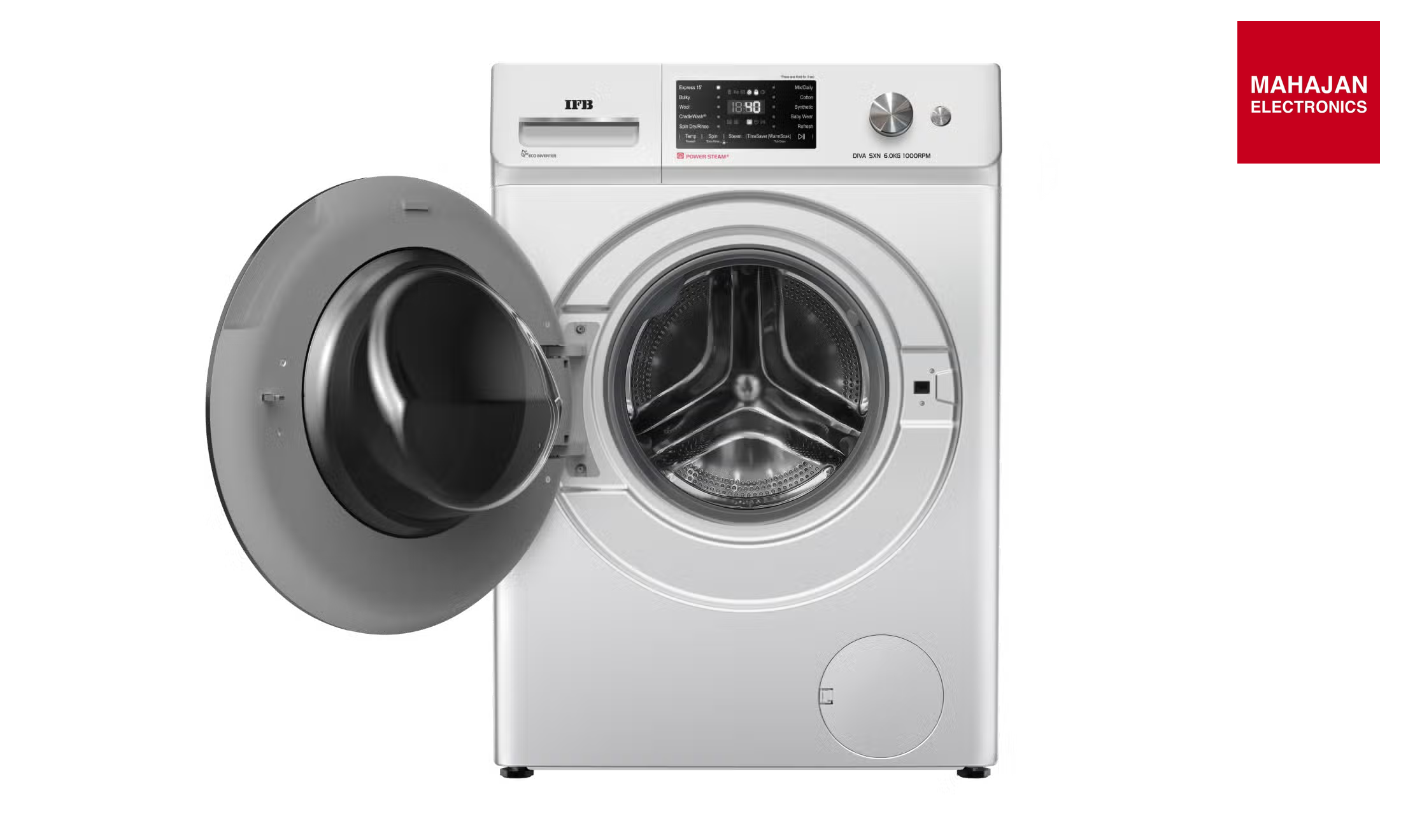 IFB Diva SXN 6010K CMS DeepClean® 6 kg Front Load Washing Machine with Warm Soak – Mahajan Electronics Online.