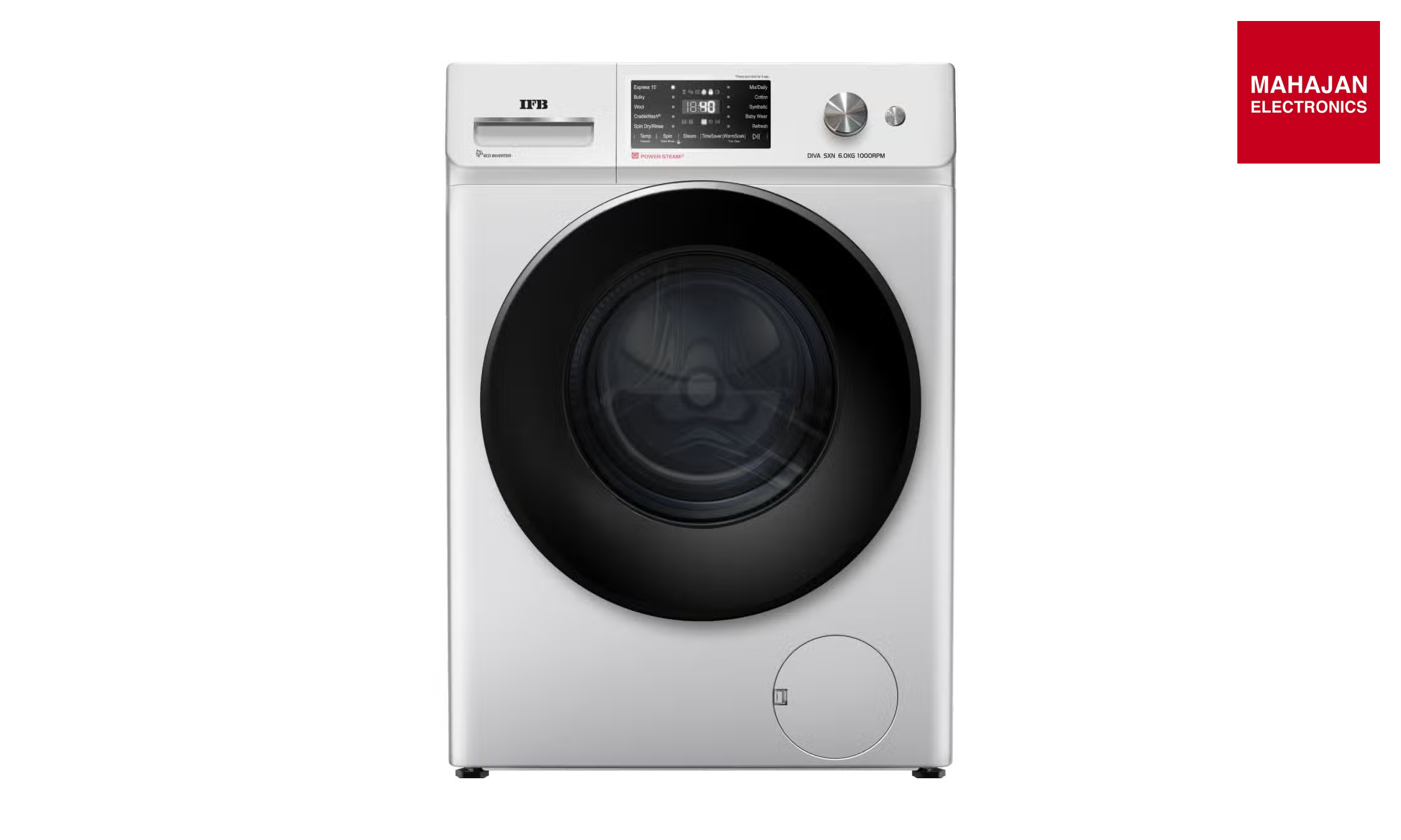 IFB Diva SXN 6010K CMS DeepClean® 6 kg Front Load Washing Machine with Warm Soak – Mahajan Electronics Online.