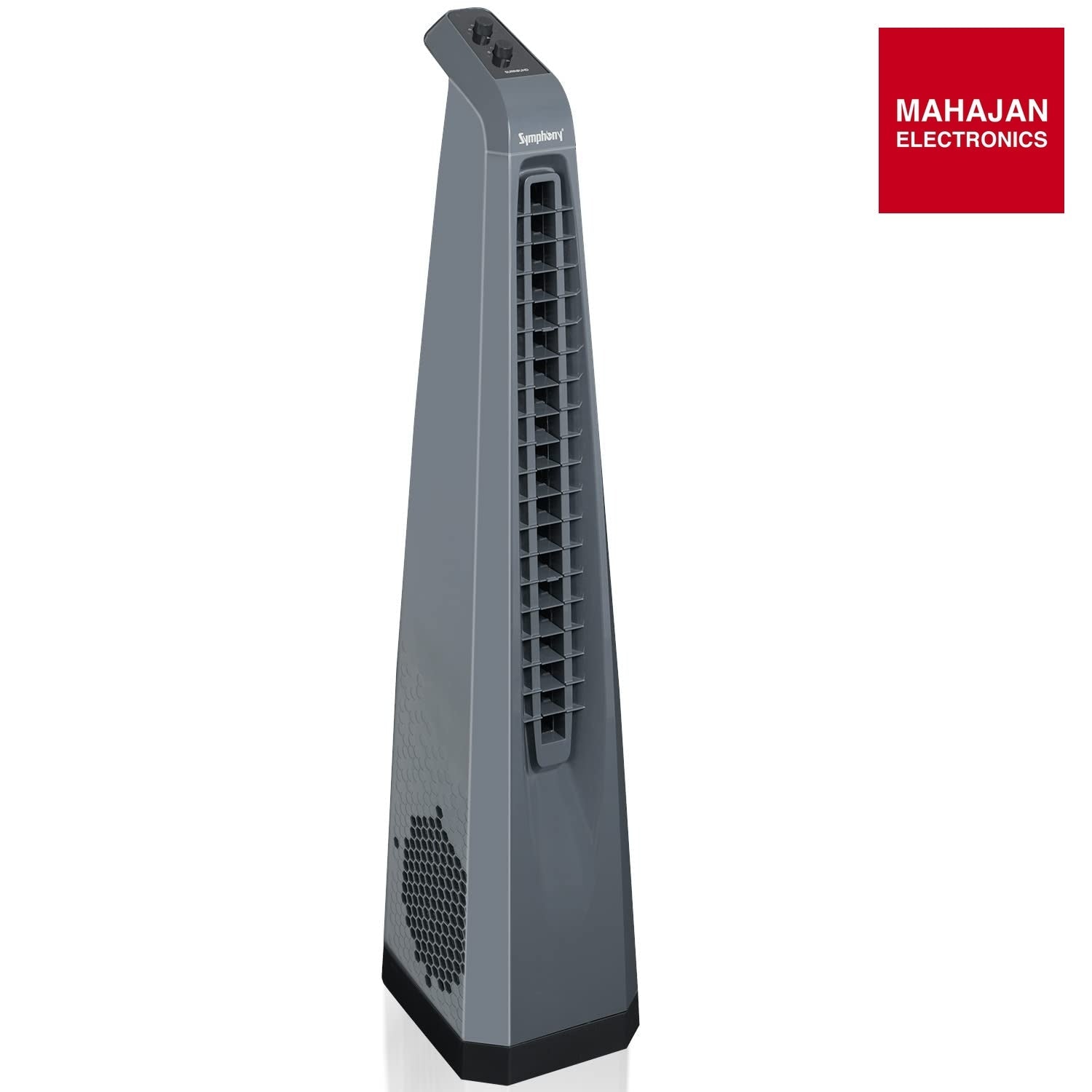 Symphony Surround Bladeless Tower Fan for Room & Office | High-Speed with Swivel Action & Simple Knob Control – Mahajan Electronics Online.