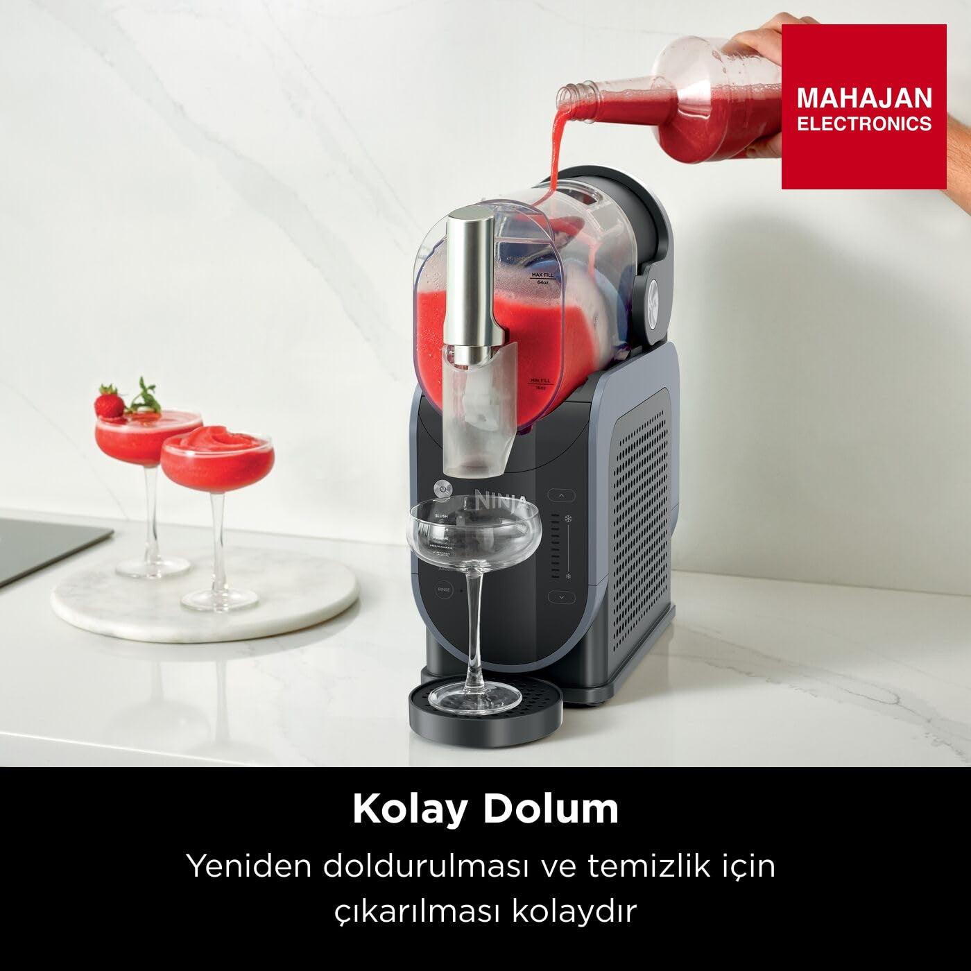 Ninja SLUSHi FS301EU Slush Ice Cocktails Frappe Milkshakes & Frozen Juice Machine - No Ice or Preparation – Mahajan Electronics Online.