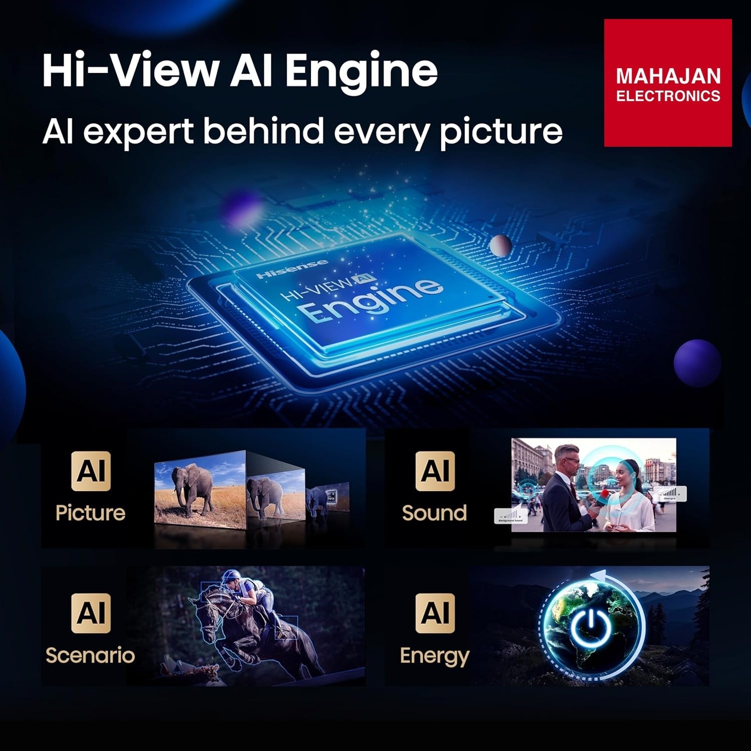 Hisense 75U7Q 189 cm (75 inches) U7Q Series 4K Ultra HD Smart QLED Mini LED TV – Mahajan Electronics Online.
