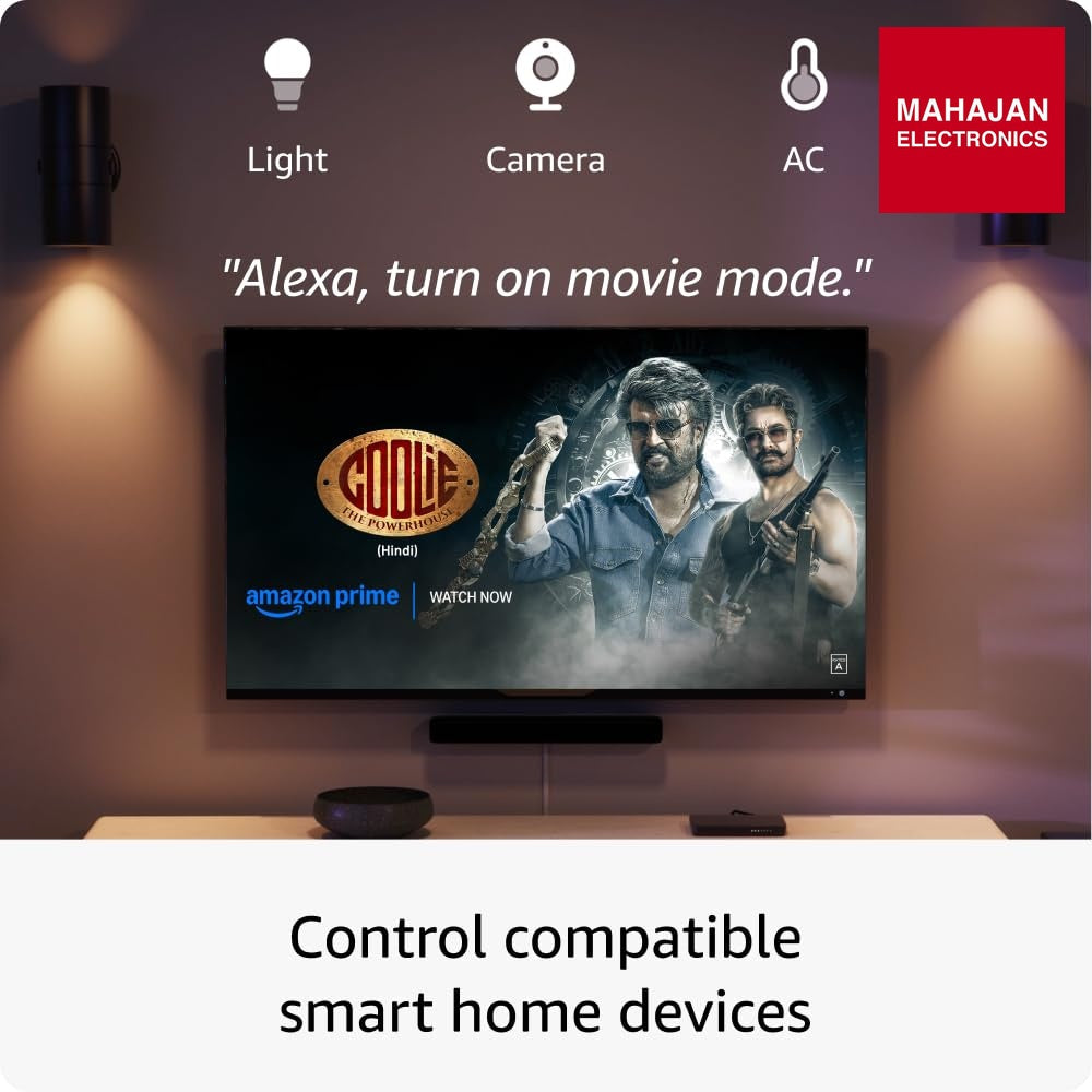 Amazon Fire TV Stick 4K Select (newest model), start streaming in 4K, Alexa voice search, stream lakhs of – Mahajan Electronics Online.