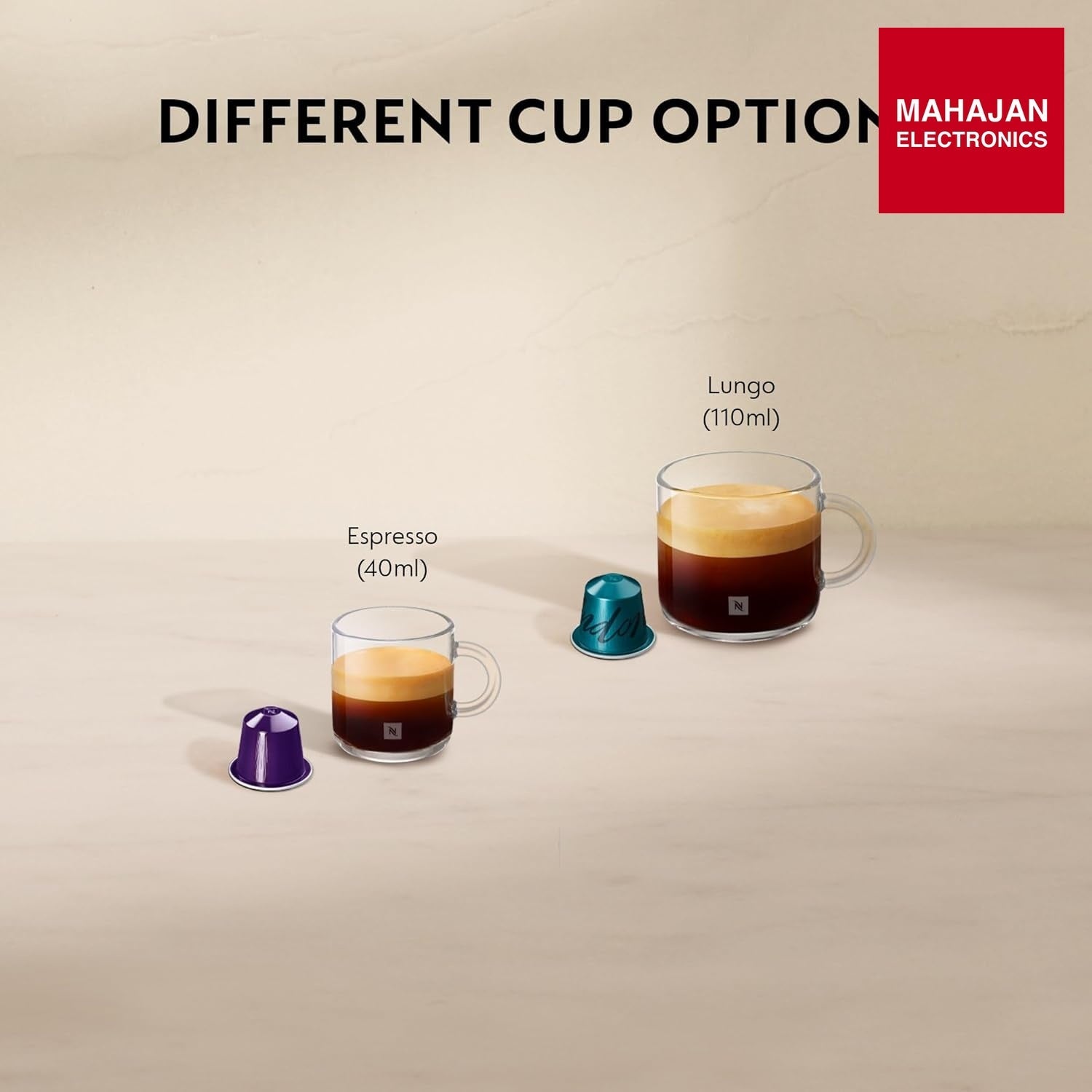 De’Longhi Nespresso Inissia EN 80.B Espresso Machine | 19 Bar Coffee Maker – Mahajan Electronics (Copy) – Mahajan Electronics Online.