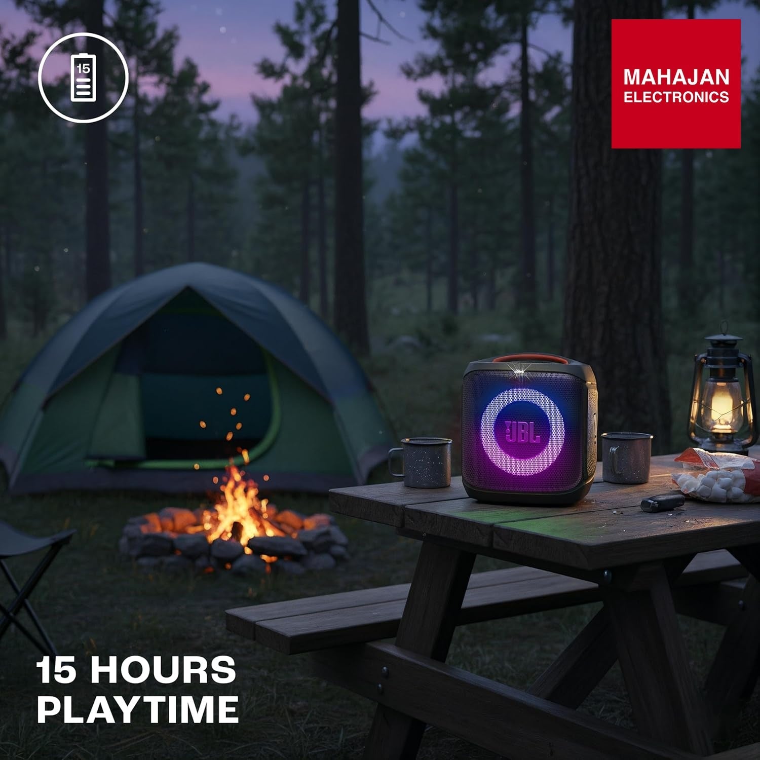 JBL Partybox Encore Essential 2 Wireless Bluetooth Party Speaker, AI Sound Boost, Dynamic Light Show, Upto – Mahajan Electronics Online.