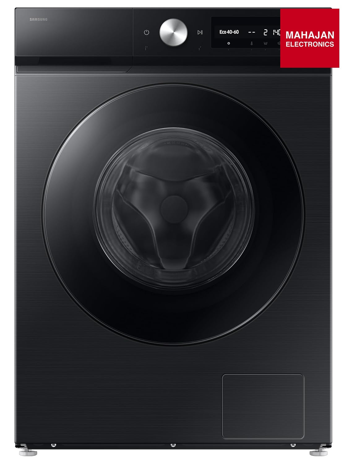 Samsung WW12DB7B24GBTL, Black 12 kg, 5 Star, AI Control, Super Speed, Wi-Fi, Hygiene Steam with Inbuilt Heater, Digital Inverter, Fully-Automatic Front Load Washing Machine. Mahajan Electronics Online
