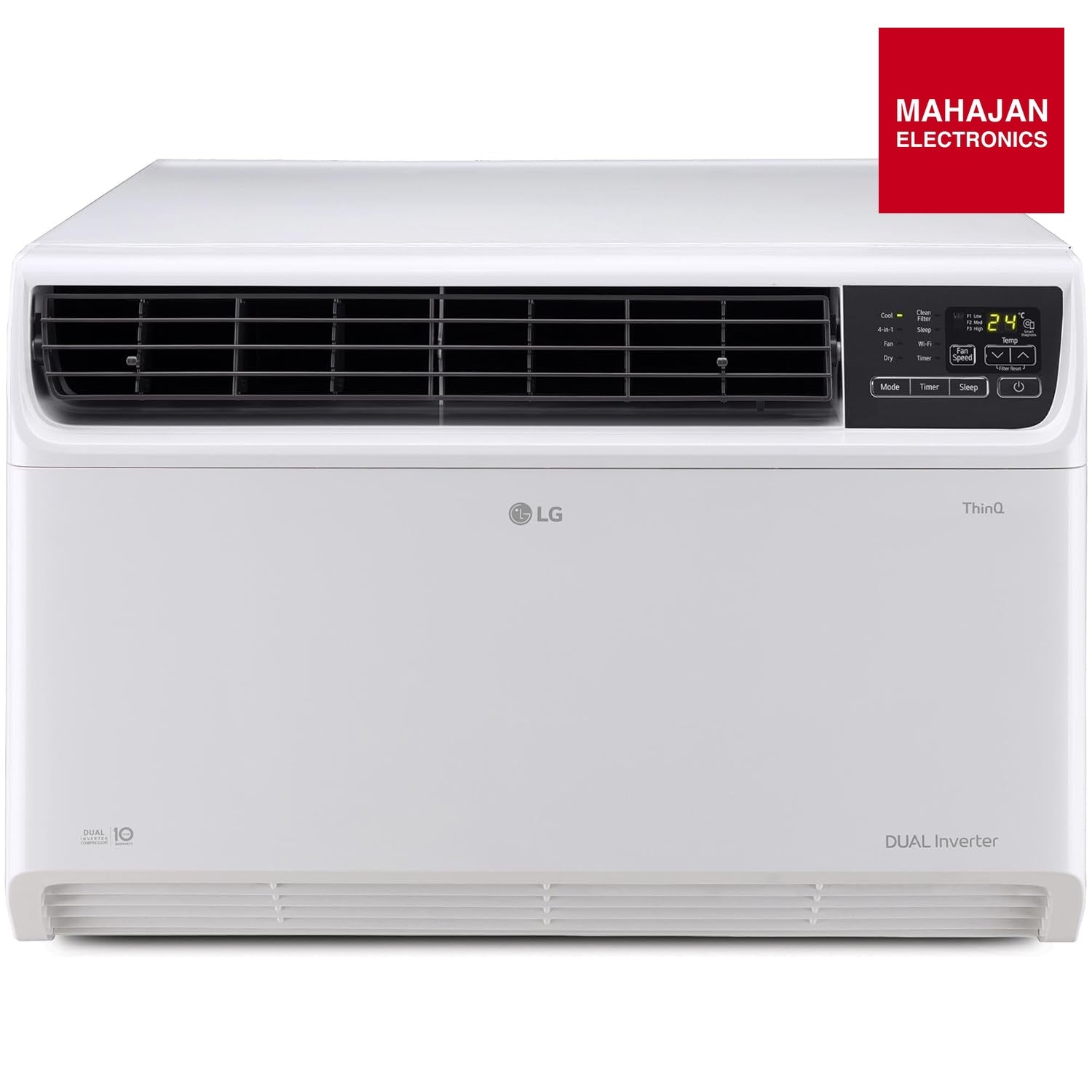 LG AW-Q24WWXA 2 Ton 3 Star Wi-Fi DUAL Inverter Window AC (Copper, Convertible 4-in-1 cooling, HD Filter, 2026 – Mahajan Electronics Online.