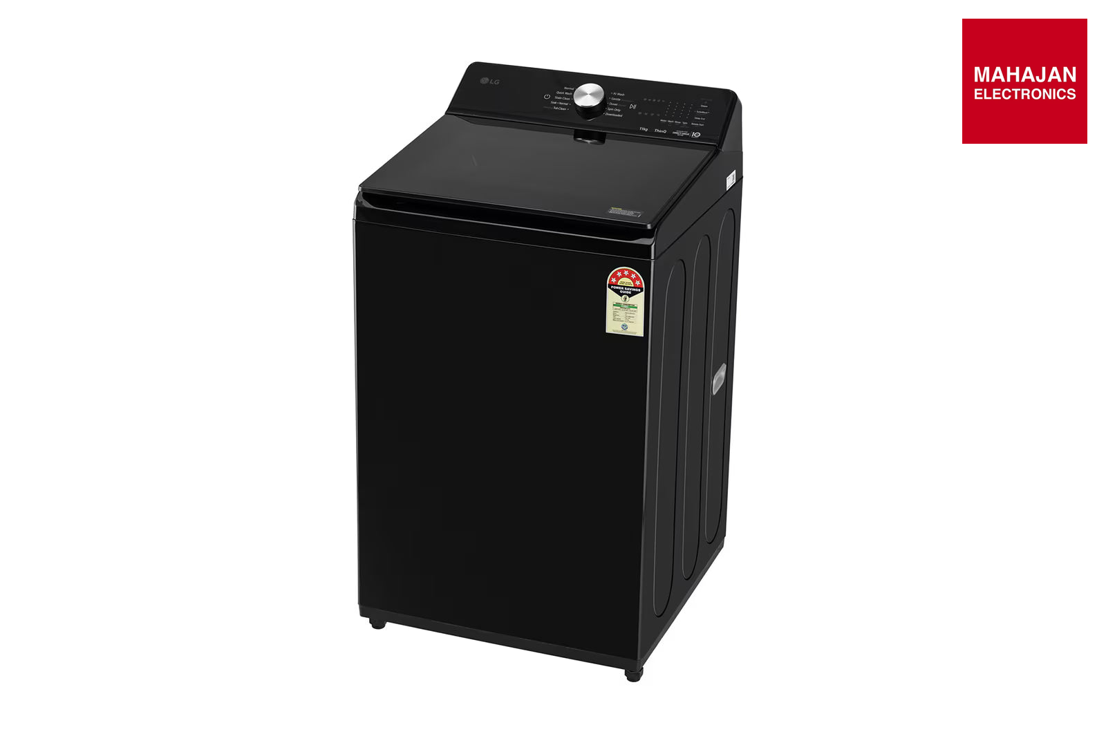 LG TX511NWO 11Kg Top Load Washing Machine, AI Direct Drive™, 6 Motion DD, Onyx Black, 5 Star – Mahajan Electronics Online.