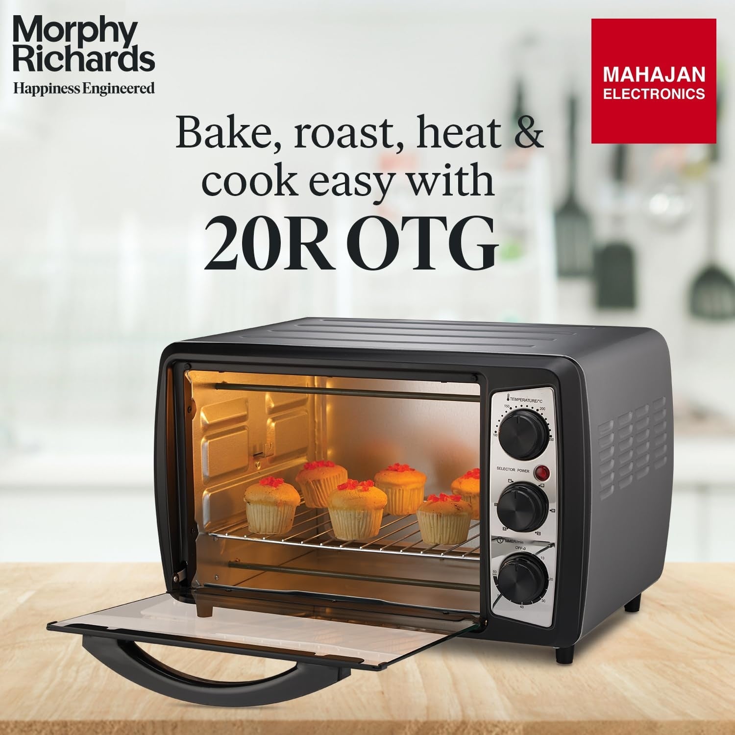 Morphy Richards 20R 20L Otg Oven For Kitchen, Cooking Range With Oven And Grill For Baking, Tandoor – Mahajan Electronics Online.