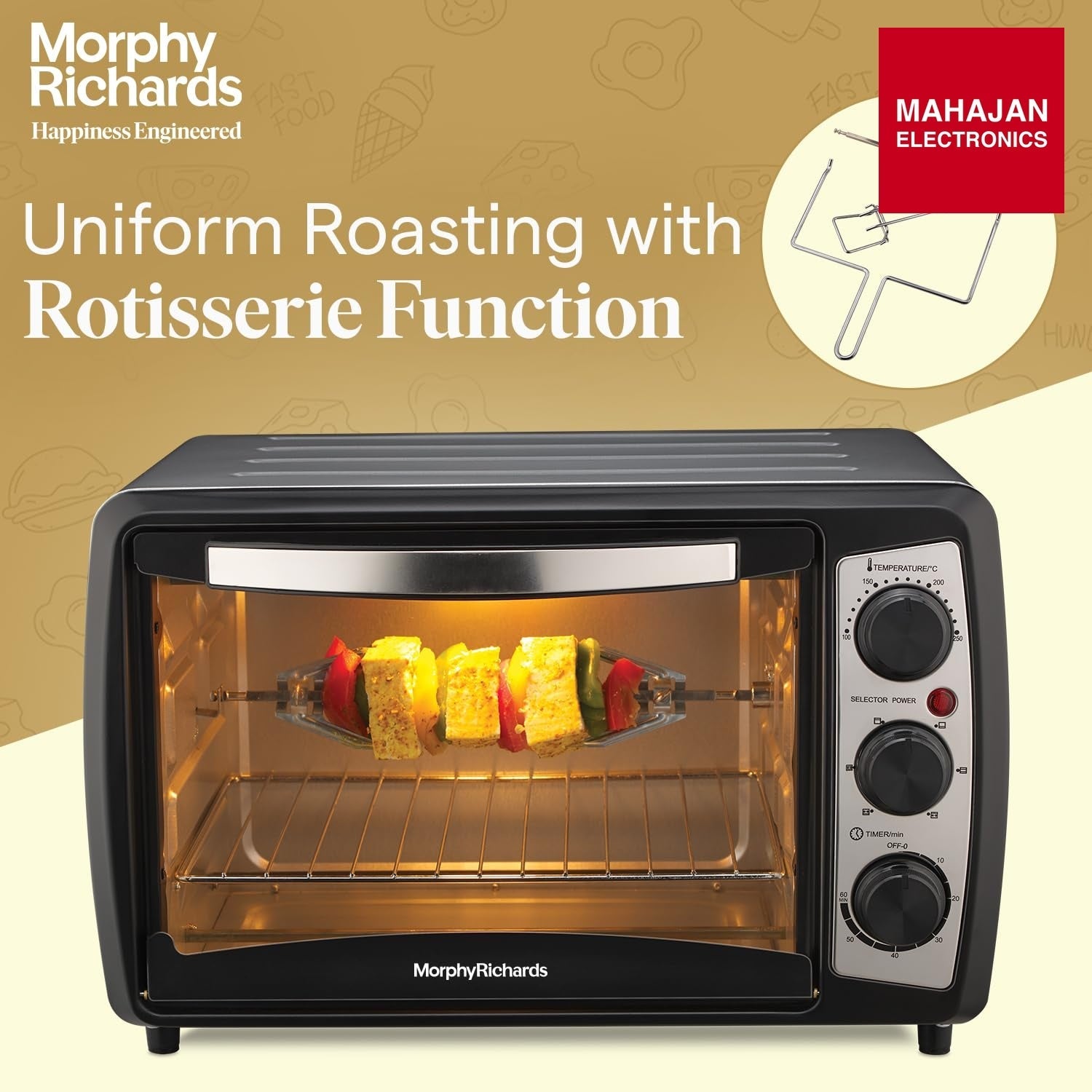 Morphy Richards 20R 20L Otg Oven For Kitchen, Cooking Range With Oven And Grill For Baking, Tandoor – Mahajan Electronics Online.