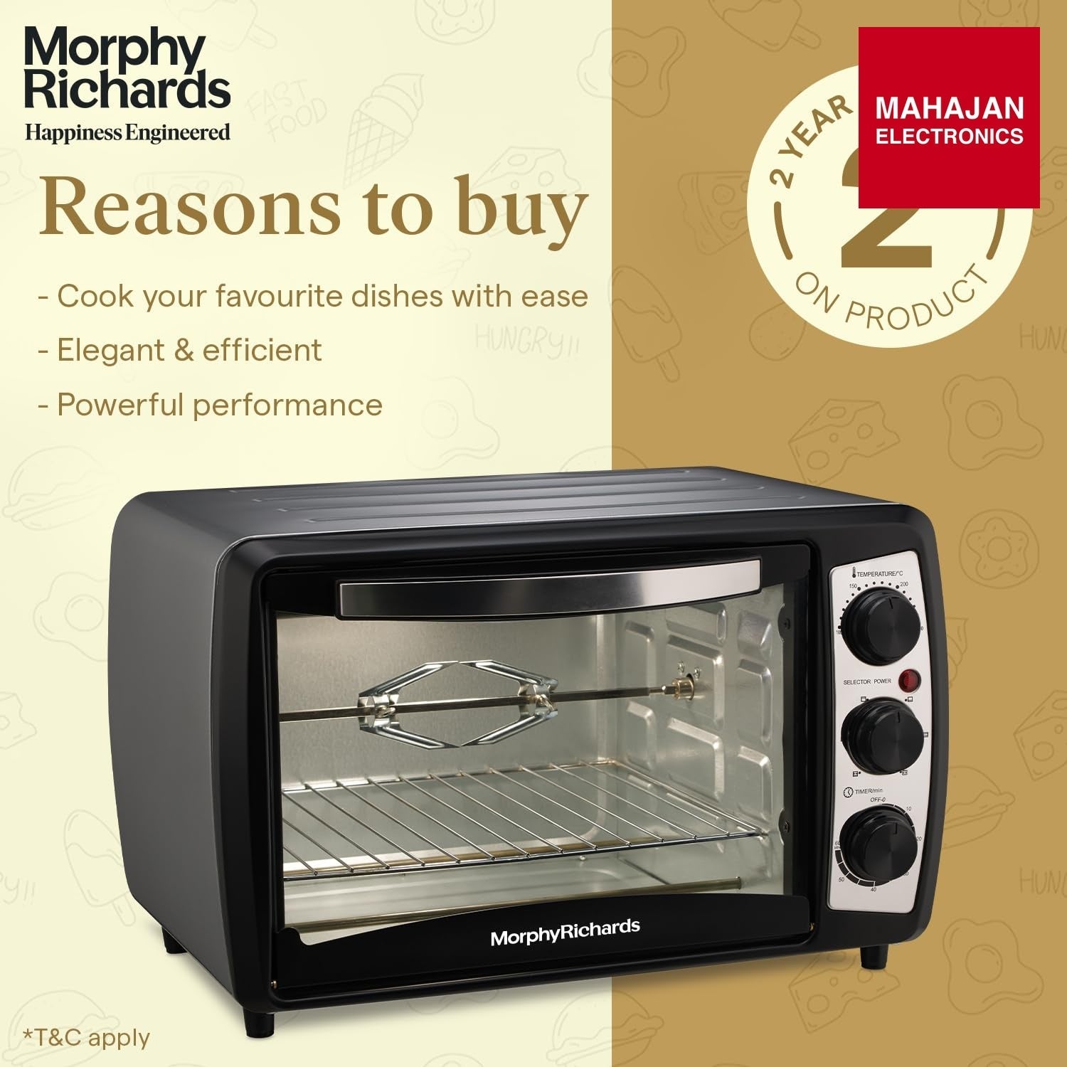Morphy Richards 20R 20L Otg Oven For Kitchen, Cooking Range With Oven And Grill For Baking, Tandoor – Mahajan Electronics Online.