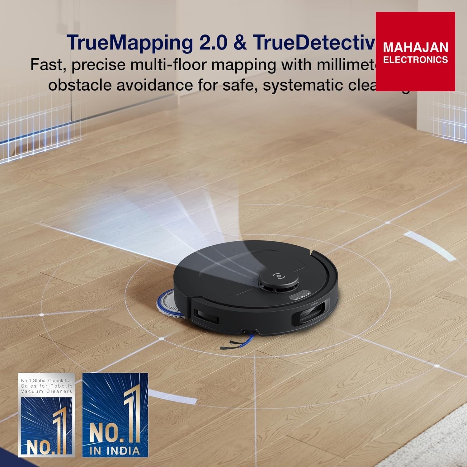 ECOVACS N50 Pro Mini Robot Vacuum and Mop, PowerBoost Charging, Self-Washing Mop, 25000Pa Suction – Mahajan Electronics Online.