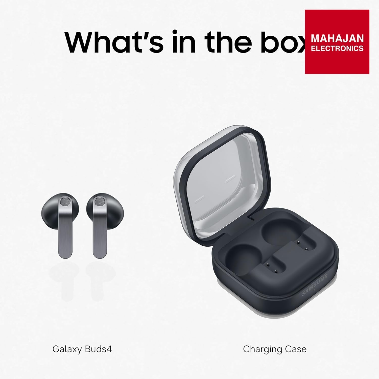 Samsung Galaxy Buds4 (Black) in-Ear Wireless Earbuds with Hi-Fi Audio – Mahajan Electronics Online.