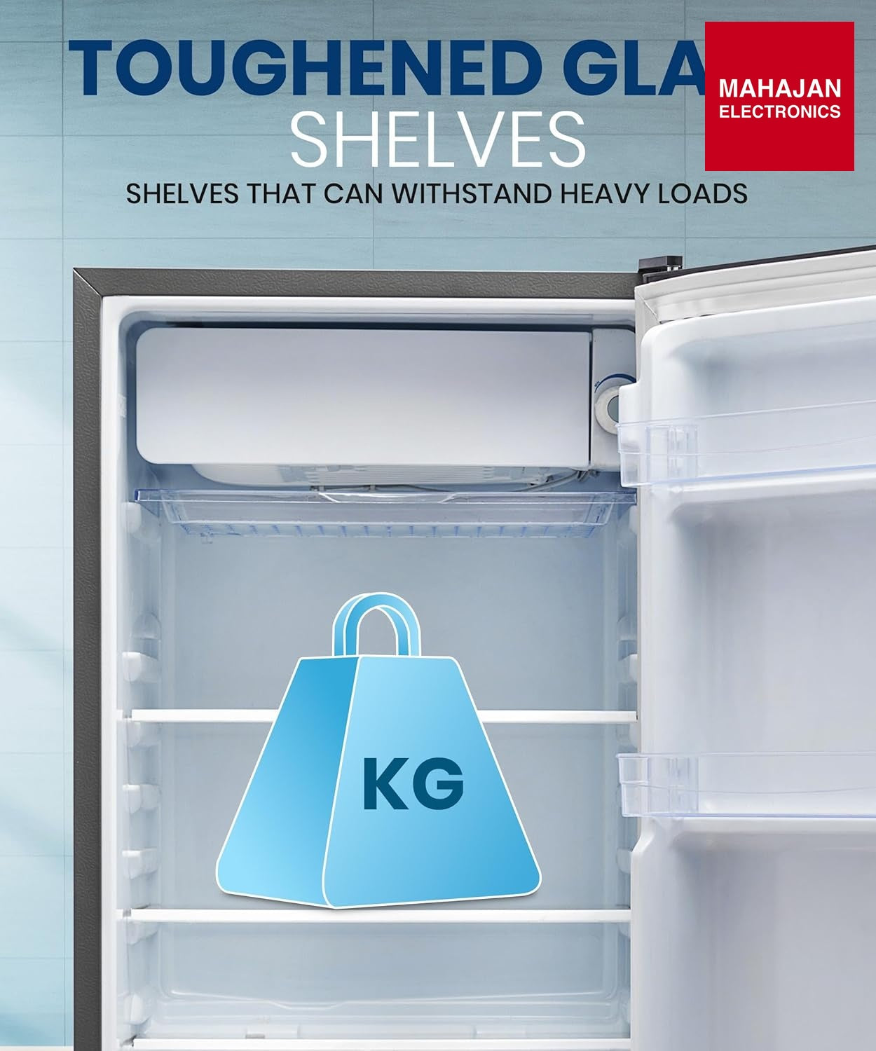 Lloyd GLDE111NMGCF 92 L Direct Cool Single Door 1 Star Refrigerator with Dedicated Freezer Section Big Bottle – Mahajan Electronics Online.