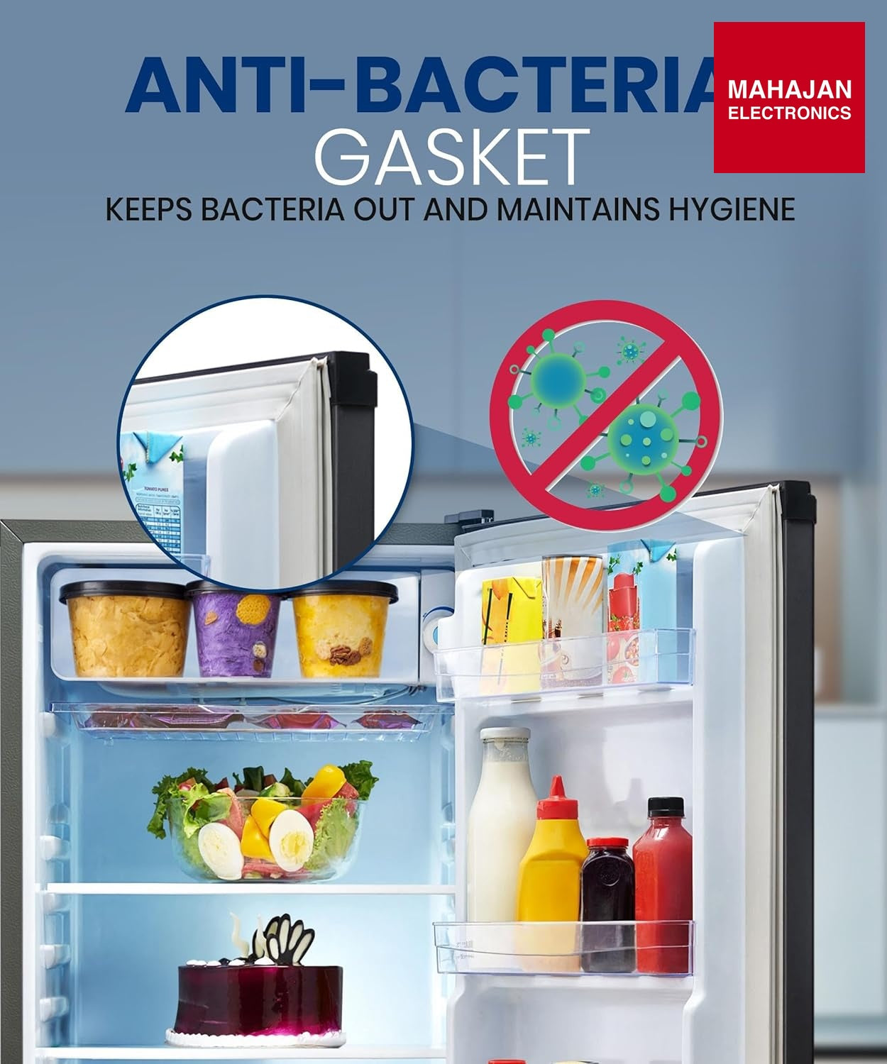 Lloyd GLDE111NMGCF 92 L Direct Cool Single Door 1 Star Refrigerator with Dedicated Freezer Section Big Bottle – Mahajan Electronics Online.