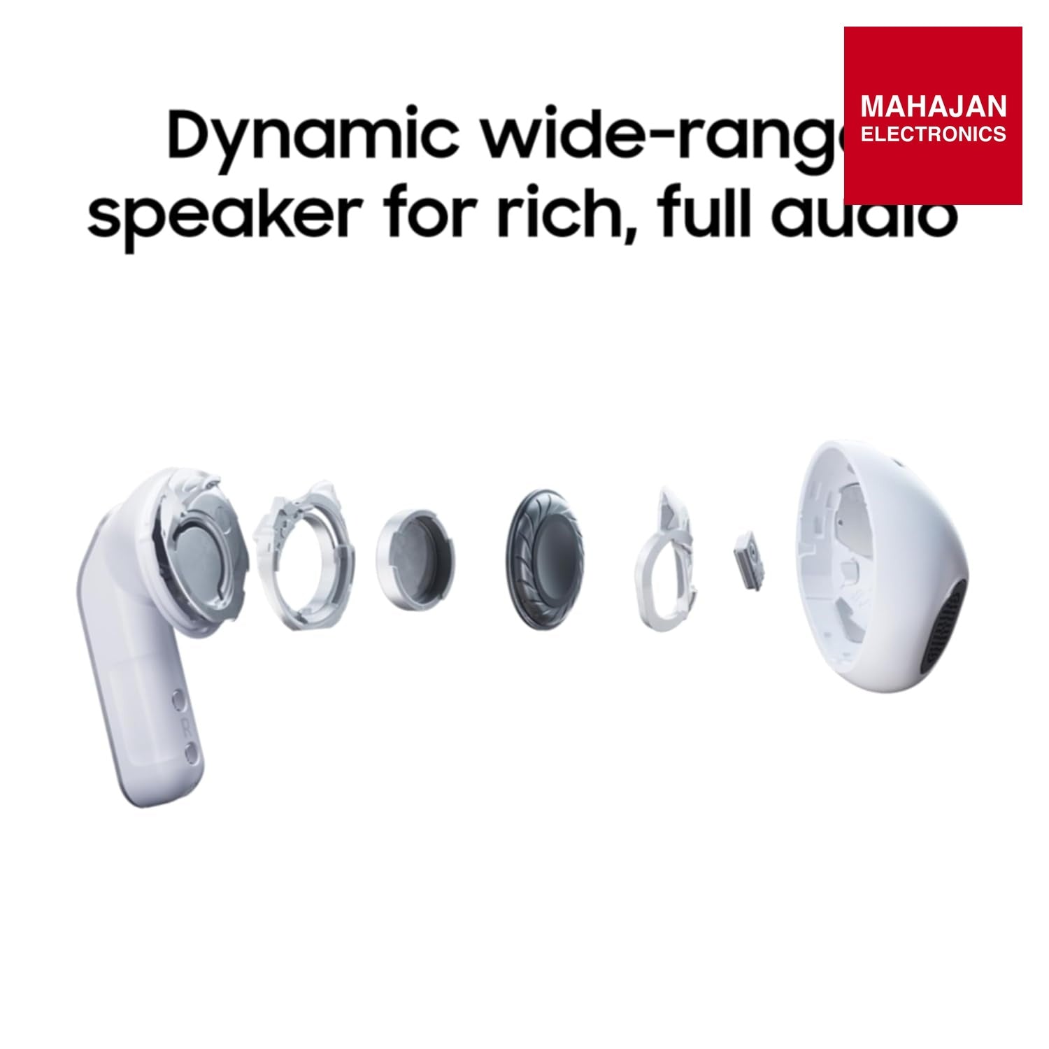 Samsung Galaxy Buds4 (White) in-Ear Wireless Earbuds with Hi-Fi Audio | Adaptive ANC and EQ 2.0 | 360-Audio – Mahajan Electronics Online.