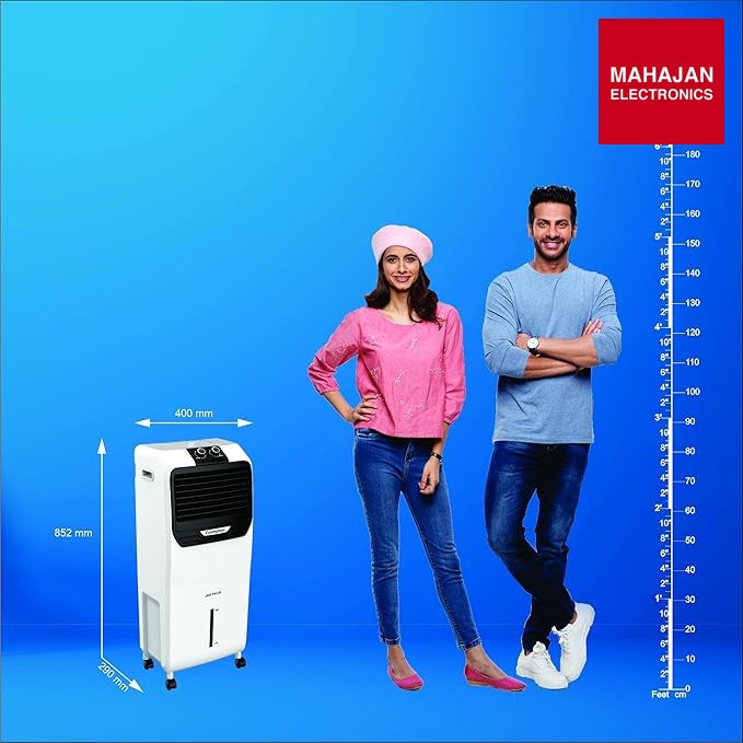 Crompton Jedi DAC 35 Litre Personal Air Cooler for home | Honeycomb pads | 4-way Air Deflection | Ice Chamber – Mahajan Electronics Online.