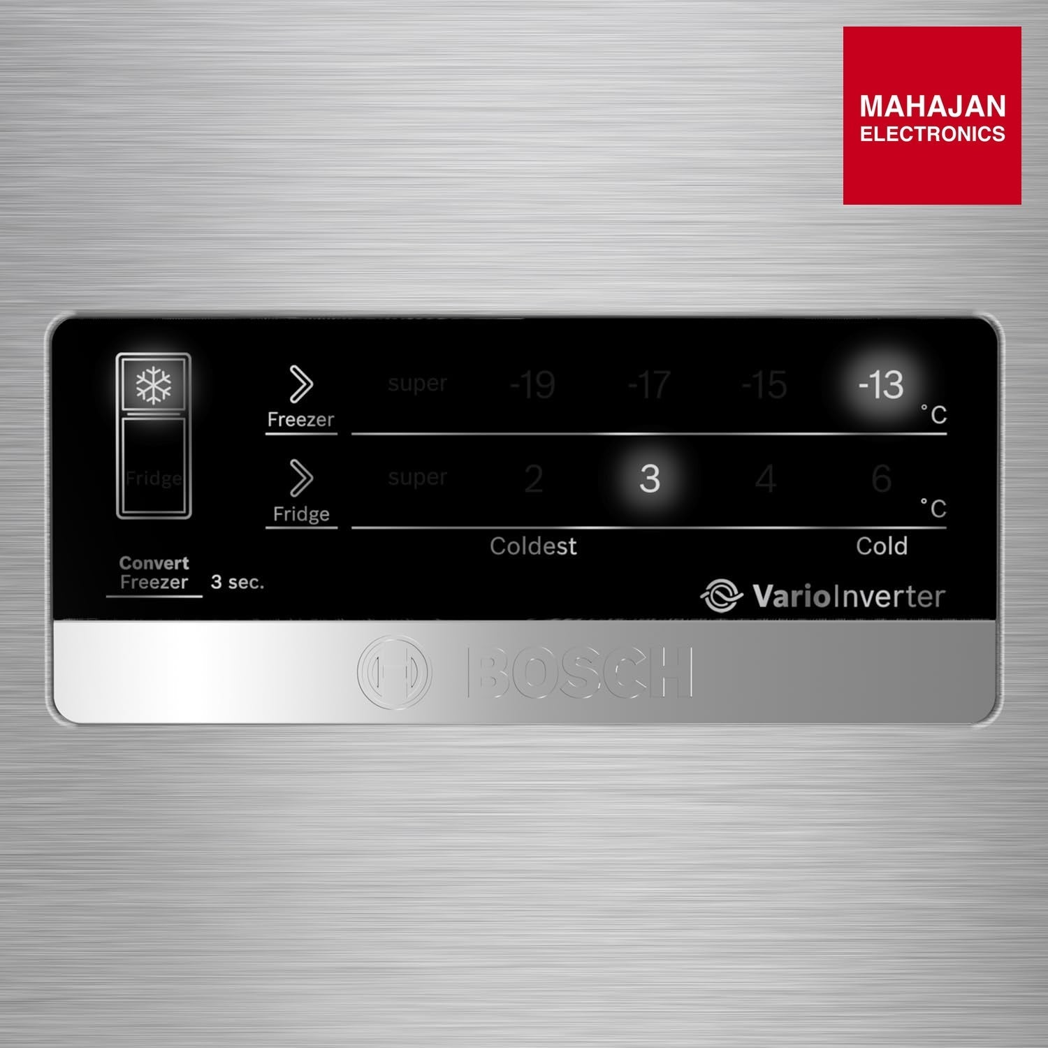 Bosch CTC39S22VI 368L 2 Star Inverter Frost free Double Door Refrigerator ( 6-in-1 Convertible, 18 Hours – Mahajan Electronics Online.
