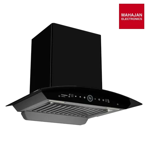 Crompton CHD-IMC60FLE-IND IntelliMotion 60cm 1206m³/hr Ducted Wall Mounted Chimney with Filterless Technology – Mahajan Electronics Online.