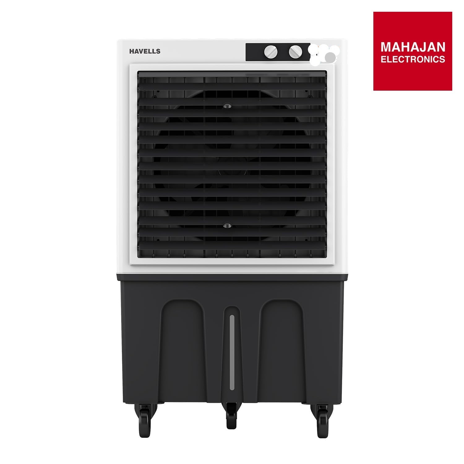 Havells Aero DLX 100L Premium Commercial Air Cooler|Powerful Air-Delivery| 3 Side Honeycomb Pads with – Mahajan Electronics Online.