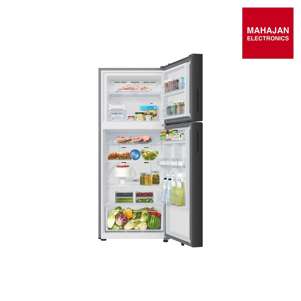 Samsung RT41DB6A4B22HL 396 L 2 Star Frost Free Double Door Refrigerator, Clean Black Glass – Mahajan Electronics Online.