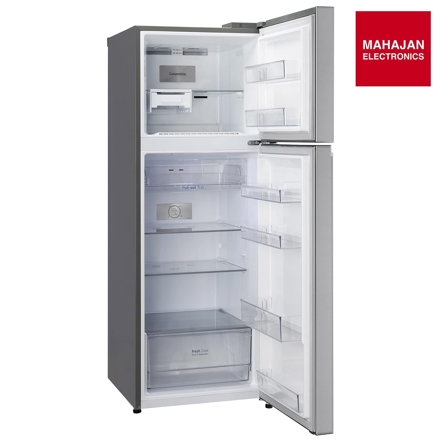 LG GLT3426SNPZ 343L 2 Star Frost Free Double Door Refrigerator (Smart Inverter Compressor, Convertible – Mahajan Electronics Online.