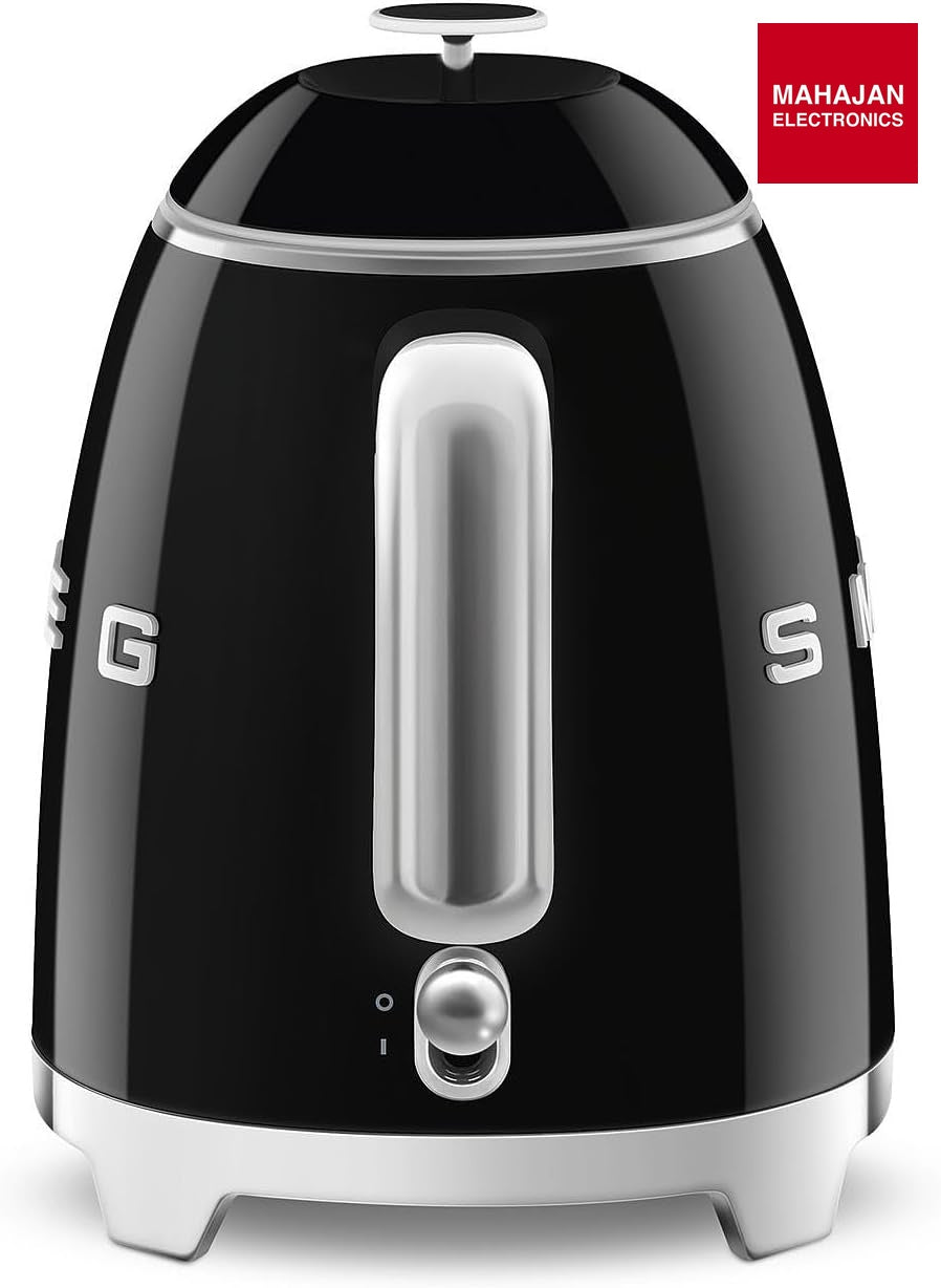 SMEG KLF05BLEU Mini 50's Retro Style 3 Cup Electric Kettle with Double Wall Anti Slip Base and Water Level – Mahajan Electronics Online.