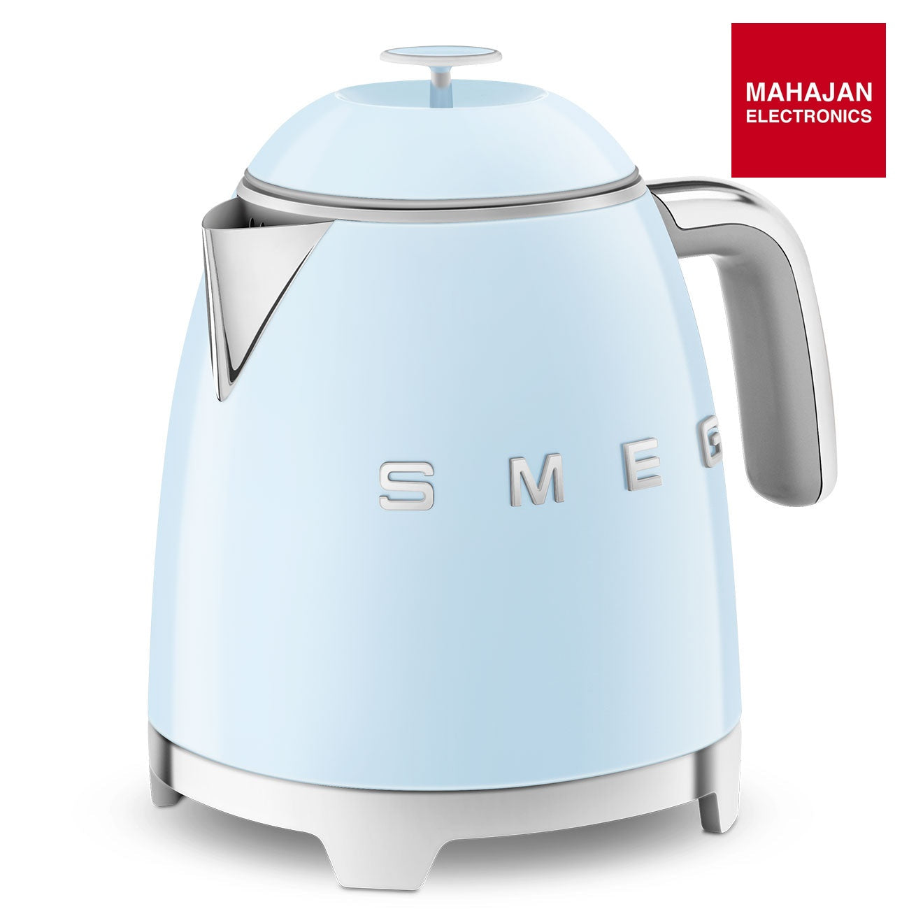 SMEG KLF05PBEU Mini 50's Retro Style 3 Cup Electric Kettle with Double Wall Anti Slip Base and Water Level – Mahajan Electronics Online.