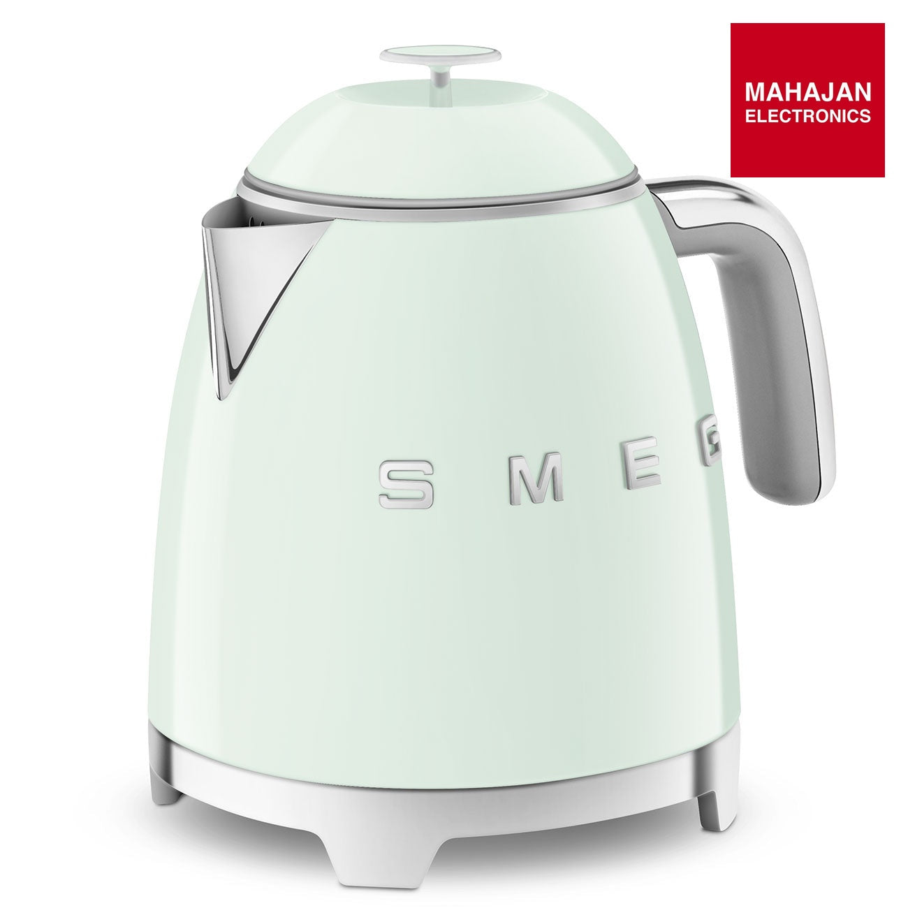 SMEG KLF05PGEU Mini 50's Retro Style 3 Cup Electric Kettle with Double Wall Anti Slip Base and Water Level – Mahajan Electronics Online.