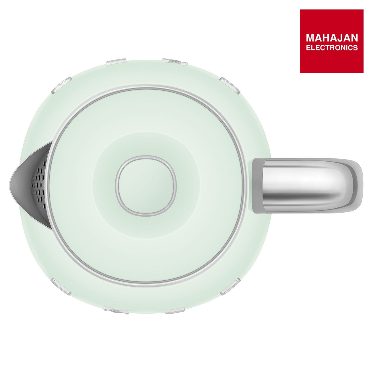 SMEG KLF05PGEU Mini 50's Retro Style 3 Cup Electric Kettle with Double Wall Anti Slip Base and Water Level – Mahajan Electronics Online.