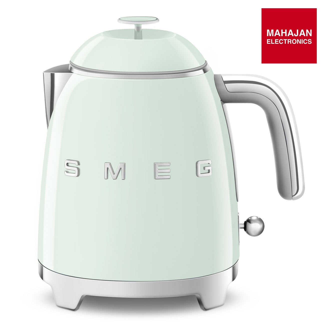 SMEG KLF05PGEU Mini 50's Retro Style 3 Cup Electric Kettle with Double Wall Anti Slip Base and Water Level – Mahajan Electronics Online.