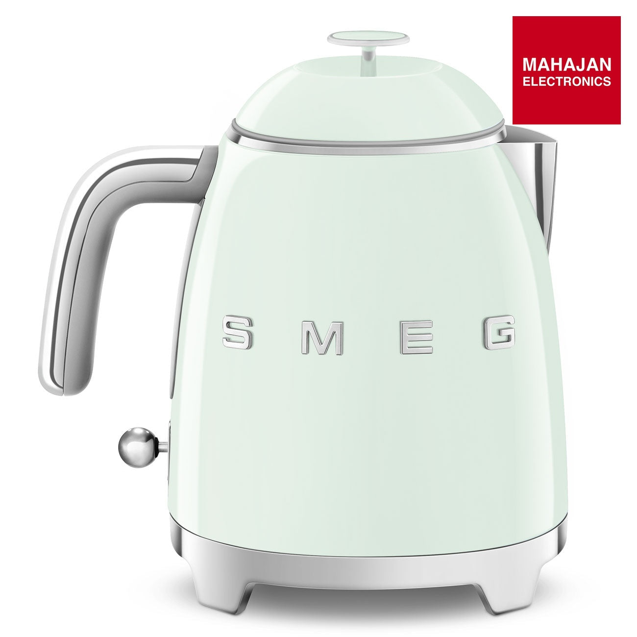 SMEG KLF05PGEU Mini 50's Retro Style 3 Cup Electric Kettle with Double Wall Anti Slip Base and Water Level – Mahajan Electronics Online.