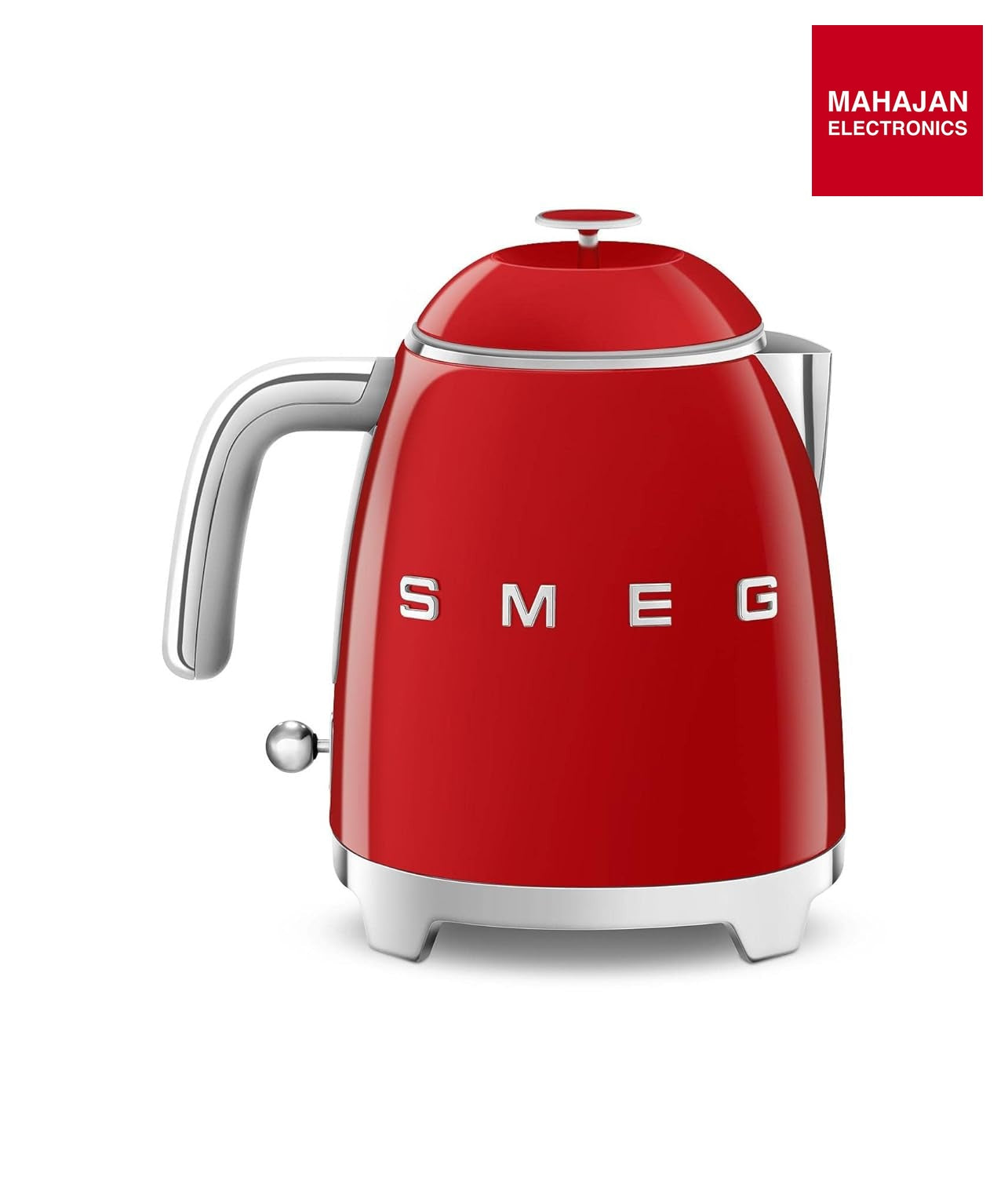 SMEG KLF05RDEU Mini 50's Retro Style 3 Cup Electric Kettle with Double Wall Anti Slip Base and Water Level – Mahajan Electronics Online.