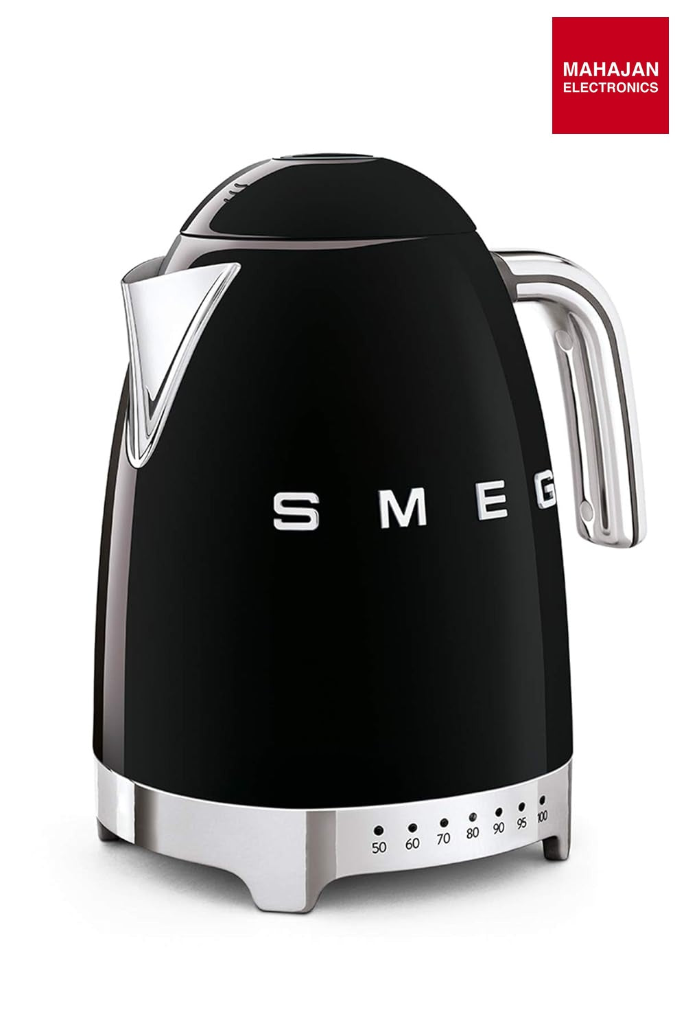 SMEG KLF04BLEU | Electric kettle with temperature control 50's Style | 1.7L | Colour: black – Mahajan Electronics Online.