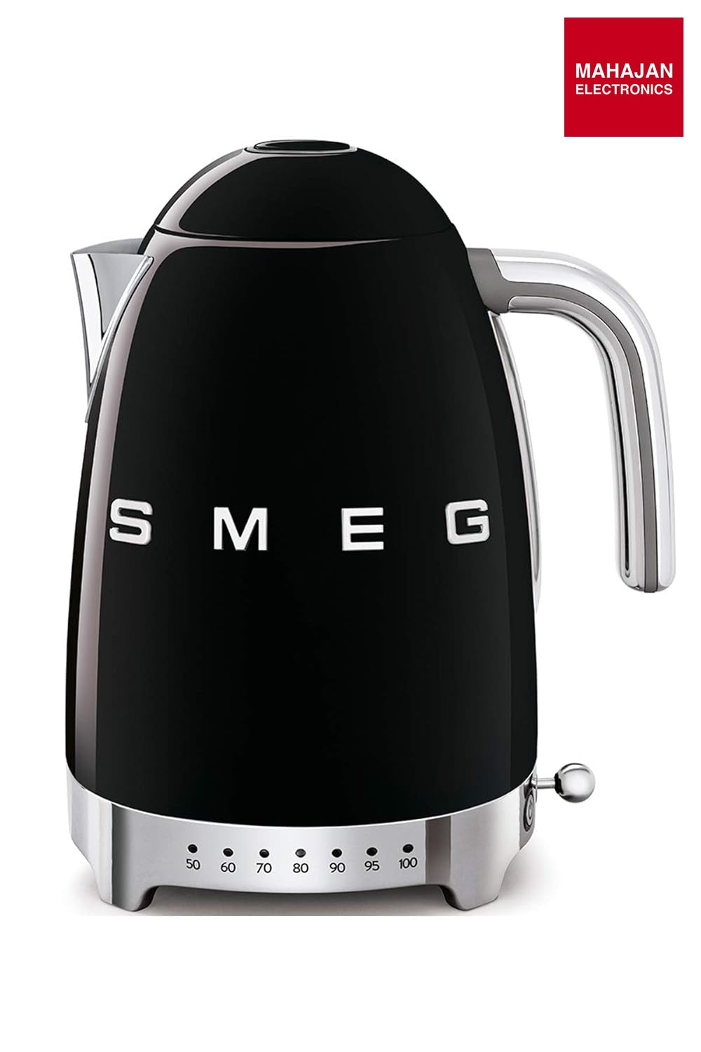 SMEG KLF04BLEU | Electric kettle with temperature control 50's Style | 1.7L | Colour: black – Mahajan Electronics Online.