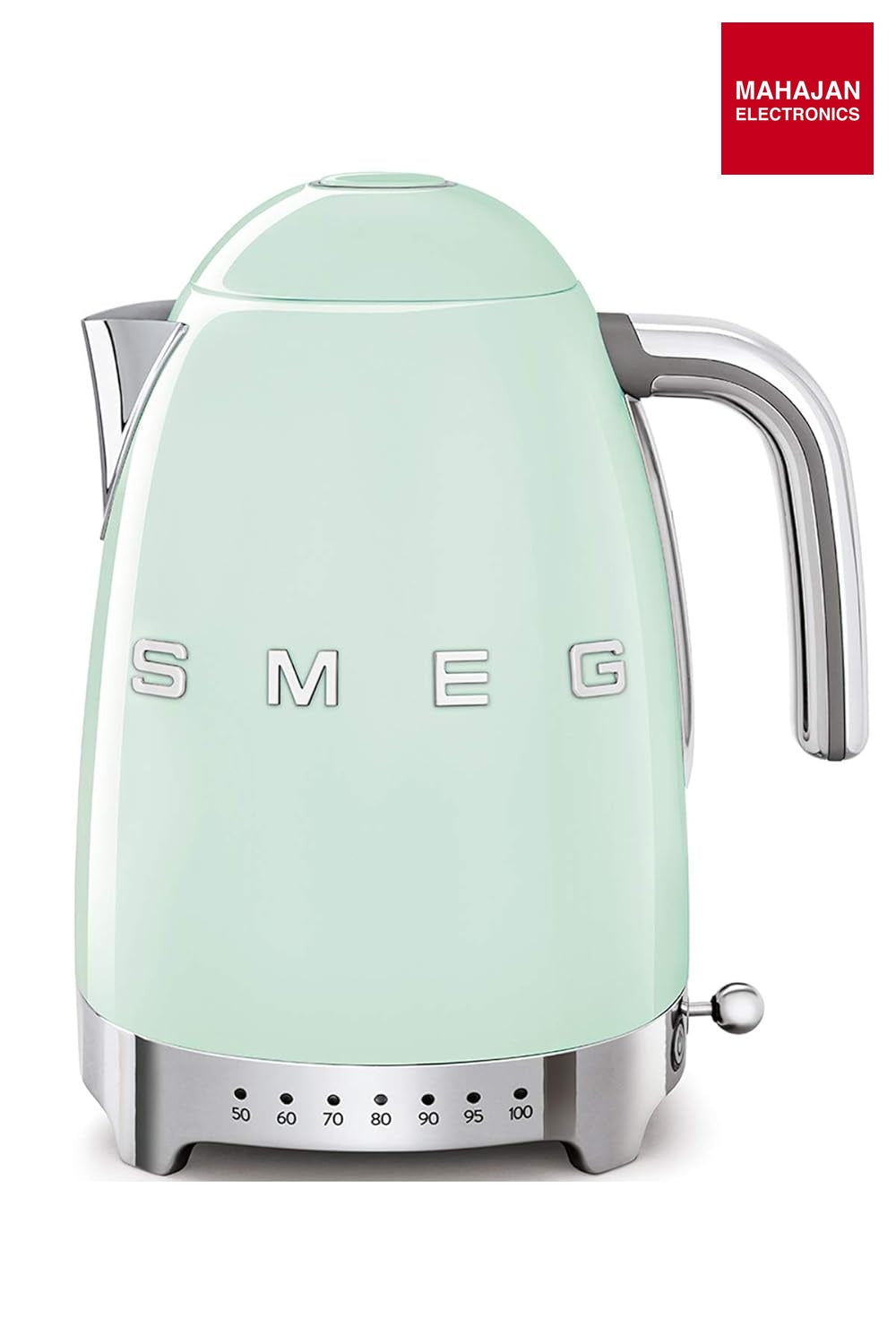 SMEG KLF04PGEU Variable temperature kettle Pastel Green 50's Style Aesthetic – Mahajan Electronics Online.