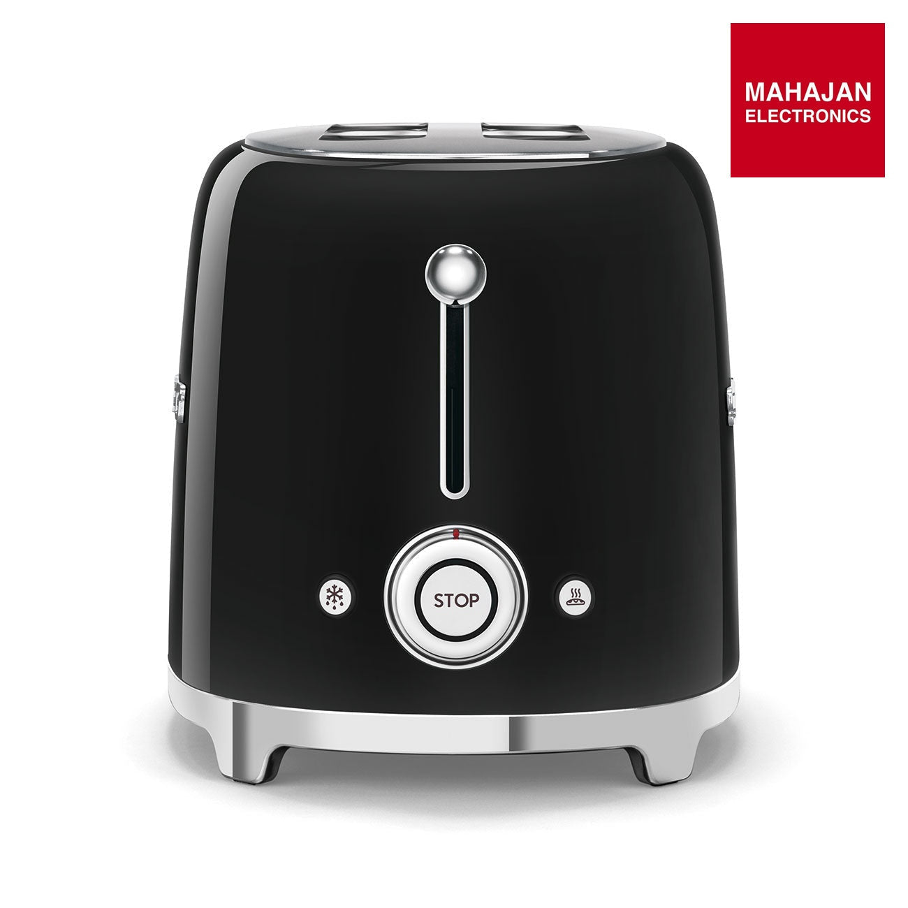 SMEG TSF01BLEU 2 slice Toaster Black, Glossy 50's Style Aesthetic – Mahajan Electronics Online.