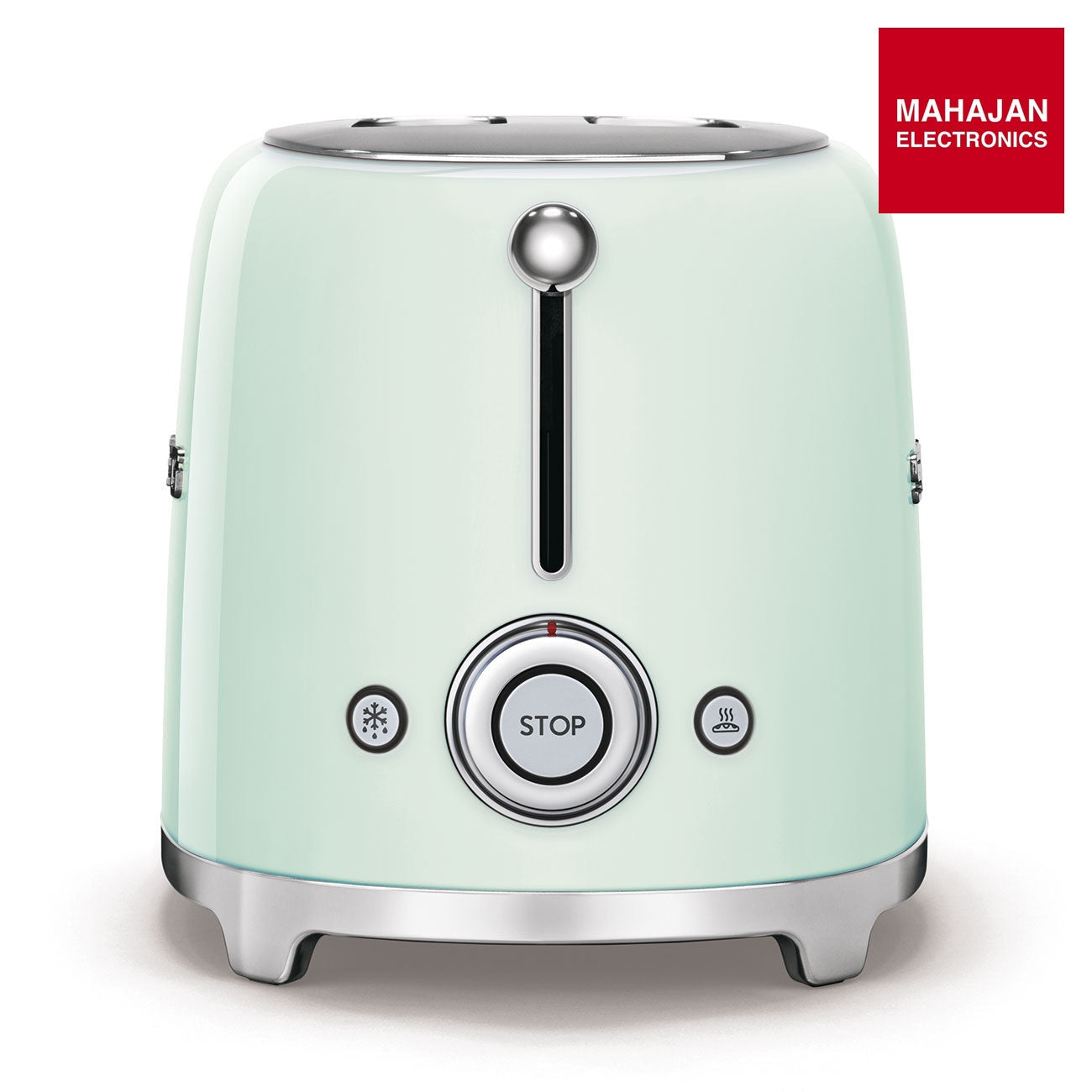 SMEG TSF01PGEU 2 slice Toaster Pastel Green, Glossy 50's Style Aesthetic – Mahajan Electronics Online.