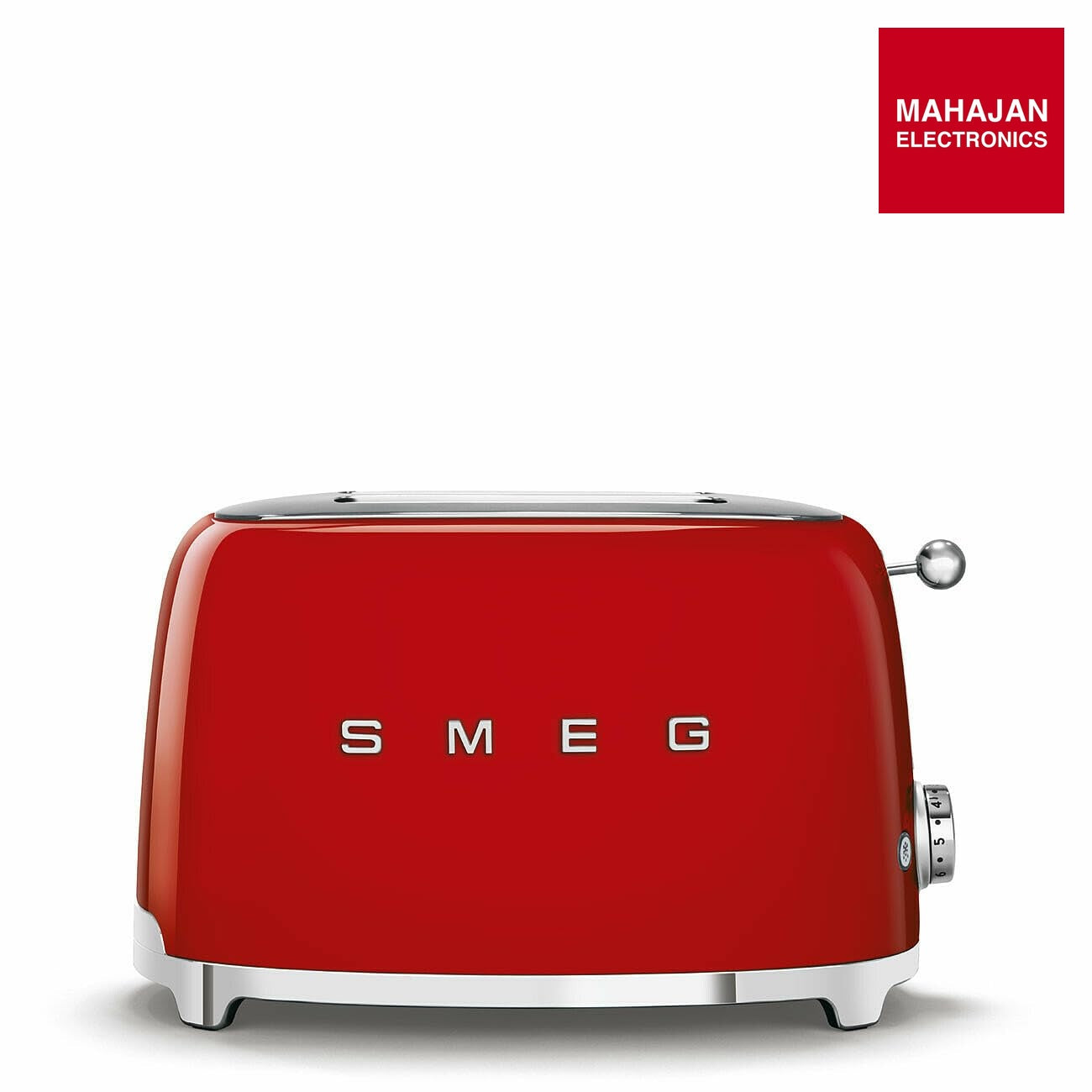 SMEG TSF01RDEU 2 slice Toaster Red, Glossy 50's Style Aesthetic Mahajan Electronics – Mahajan Electronics Online.