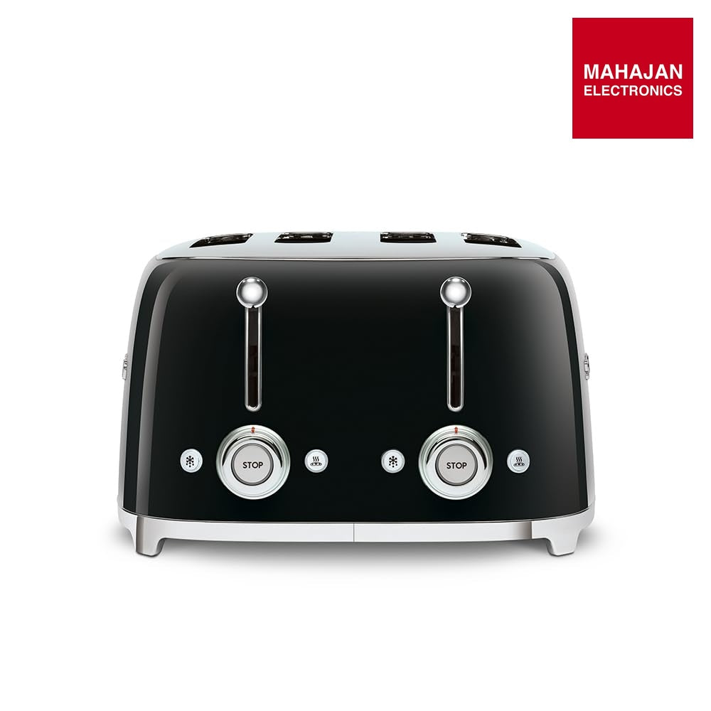 SMEG TSF03BLEU | Toaster 4 slices 50's Style | Colour : black – Mahajan Electronics Online.