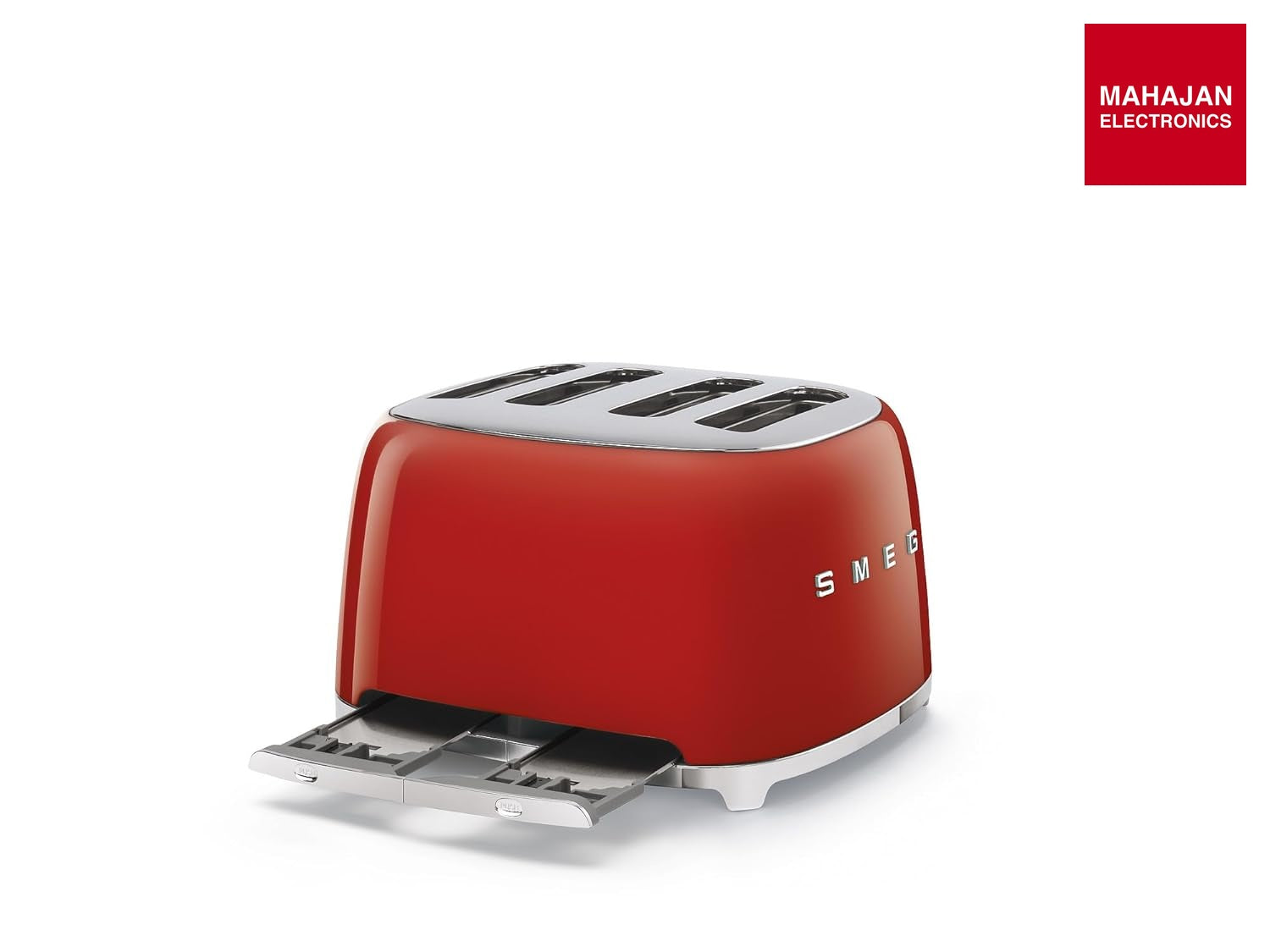 SMEG TSF03RDEU| Toaster 4 slices 50's Style | Colour : Red – Mahajan Electronics Online.