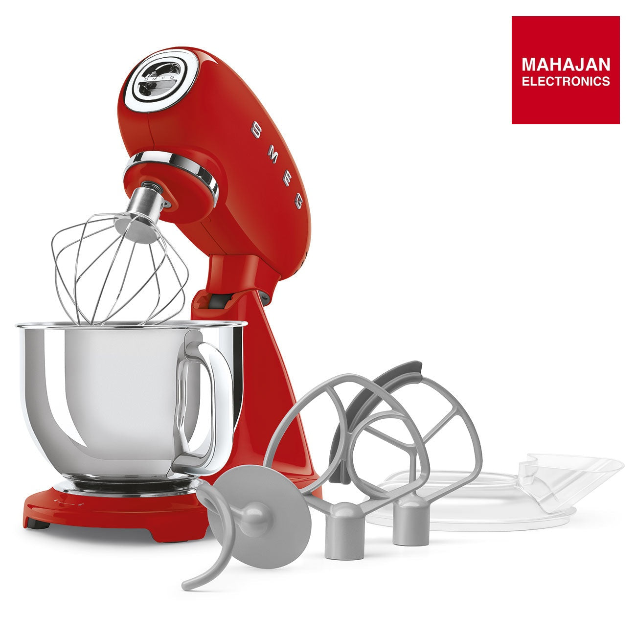 SMEG SMF05RDEU Stand Mixer Full Red 800w – Mahajan Electronics Online.