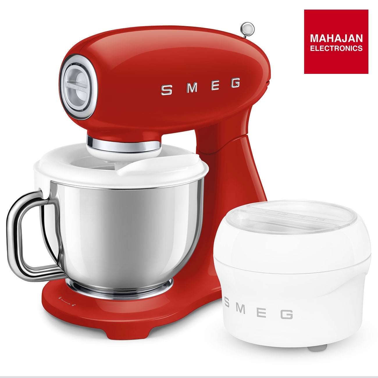 SMEG SMF05RDEU Stand Mixer Full Red 800w – Mahajan Electronics Online.