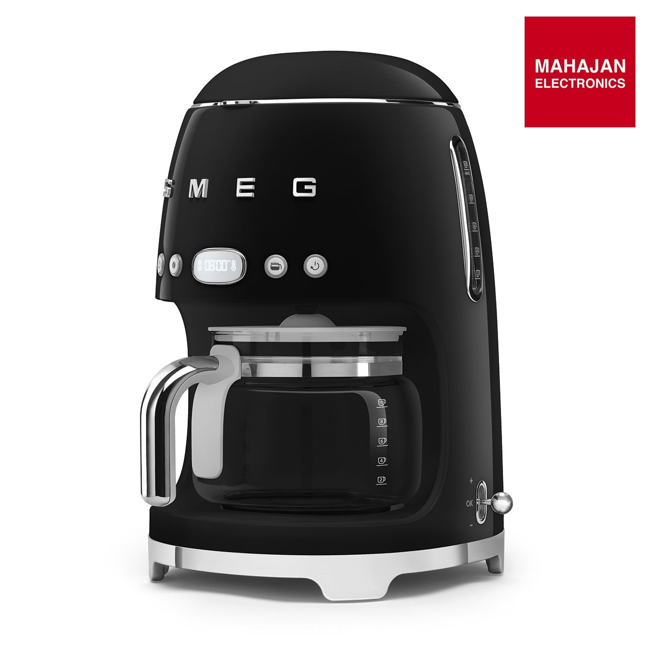 Smeg DCF02BLEU Coffee Machine - 11+ - Filter Coffee Machine Drip Coffee Machine Black 50's Style Aesthetic – Mahajan Electronics Online.